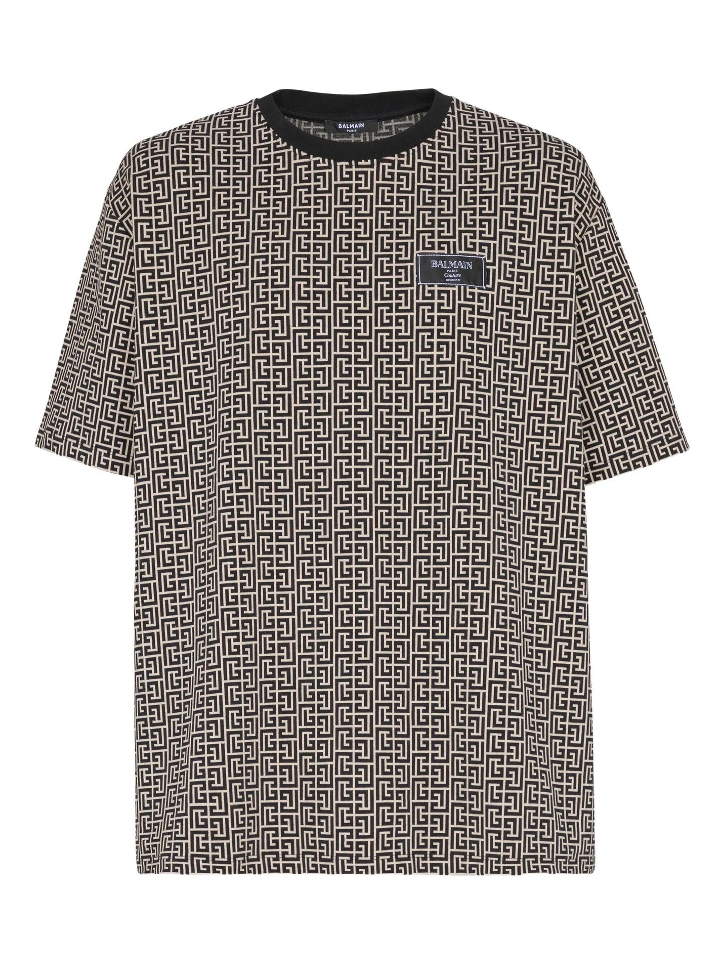 monogram-jacquard T-shirt