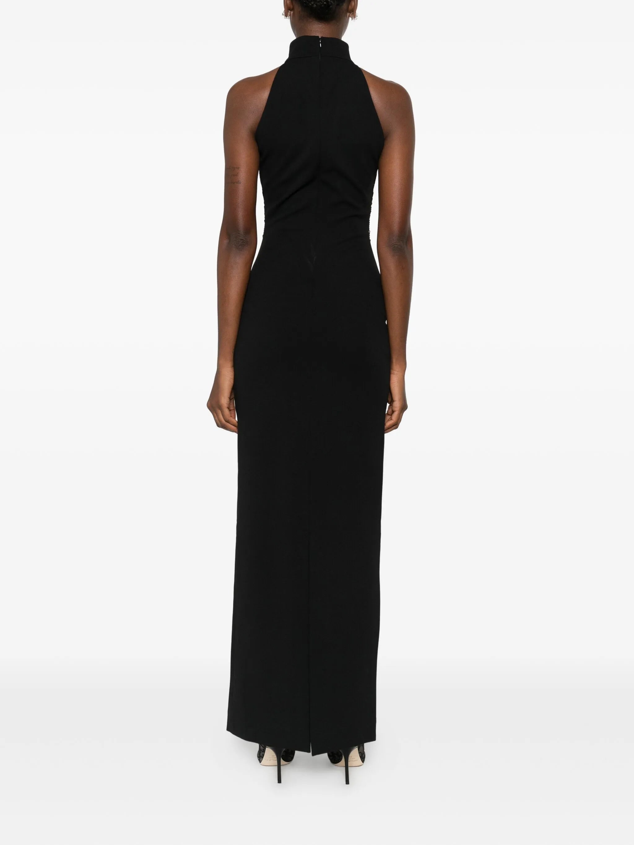 Portia embellished halterneck maxi dress