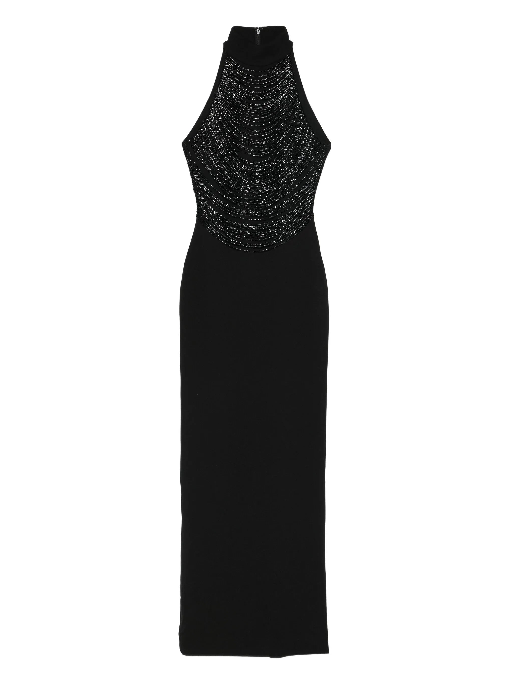 Portia embellished halterneck maxi dress