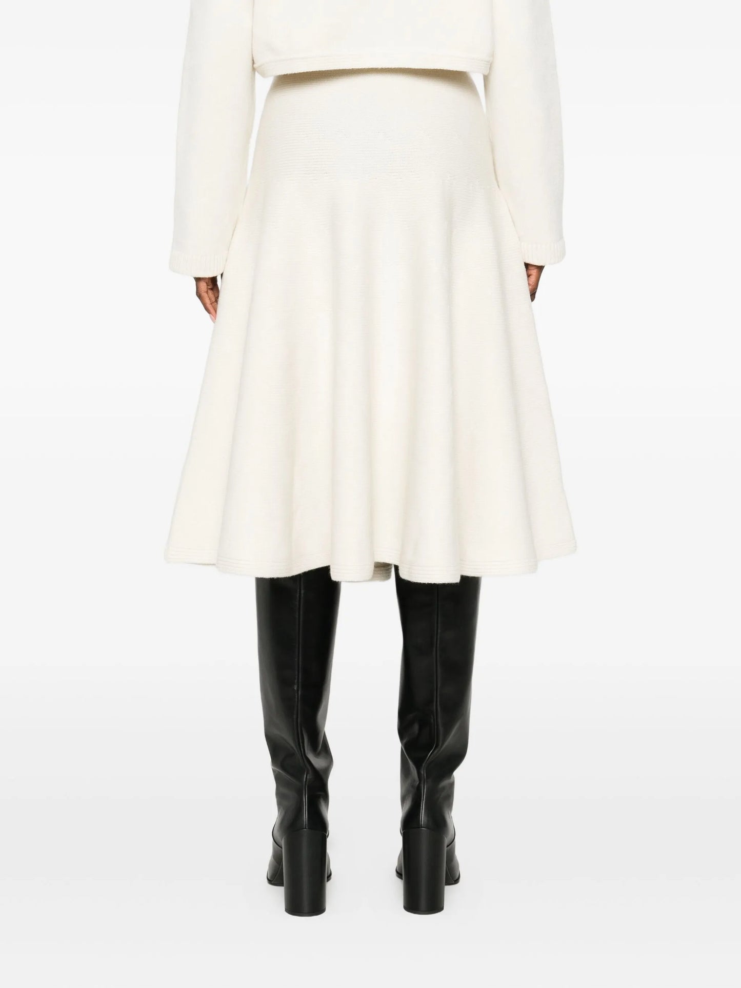 A-line midi skirt