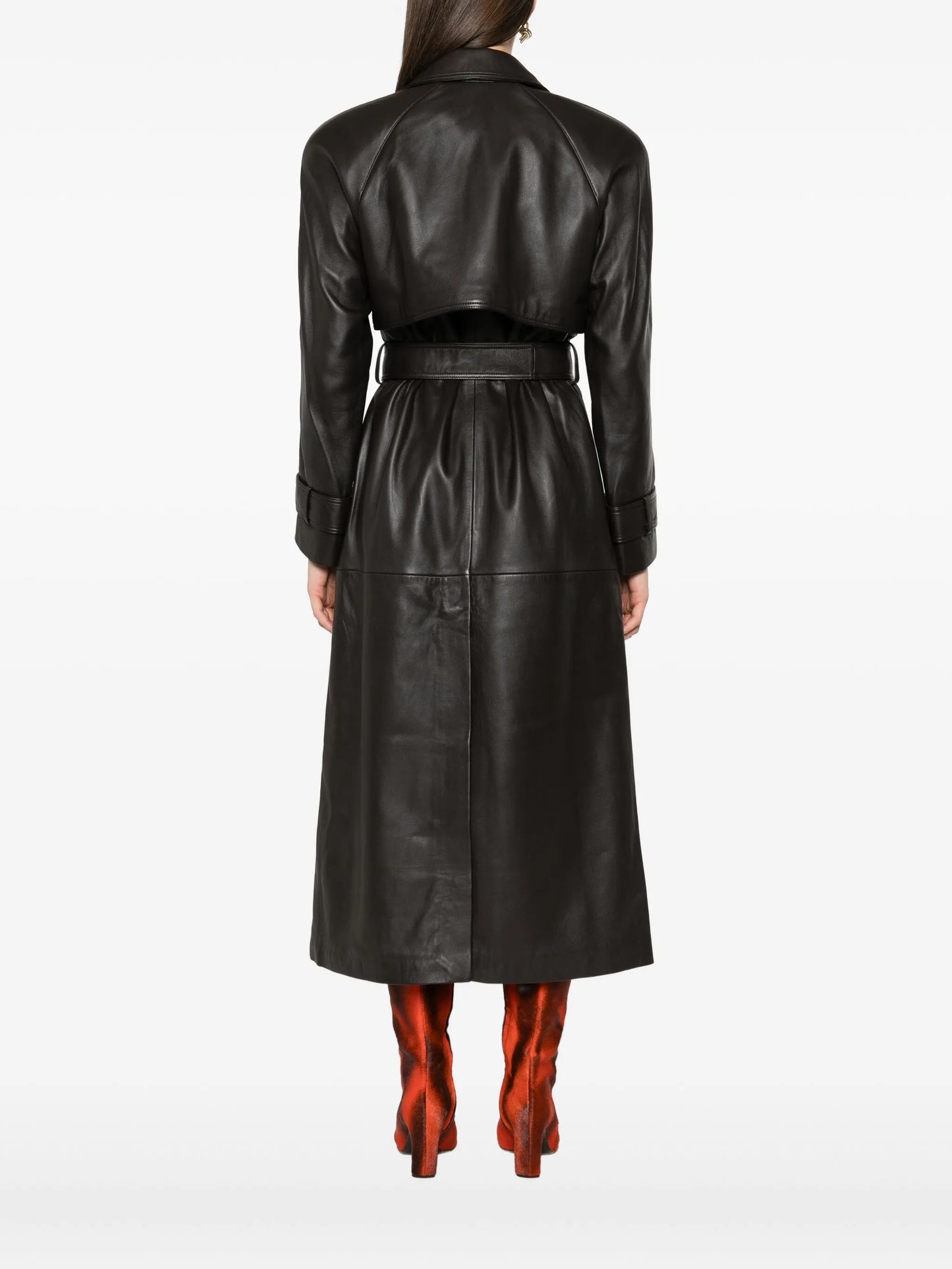 leather trench coat