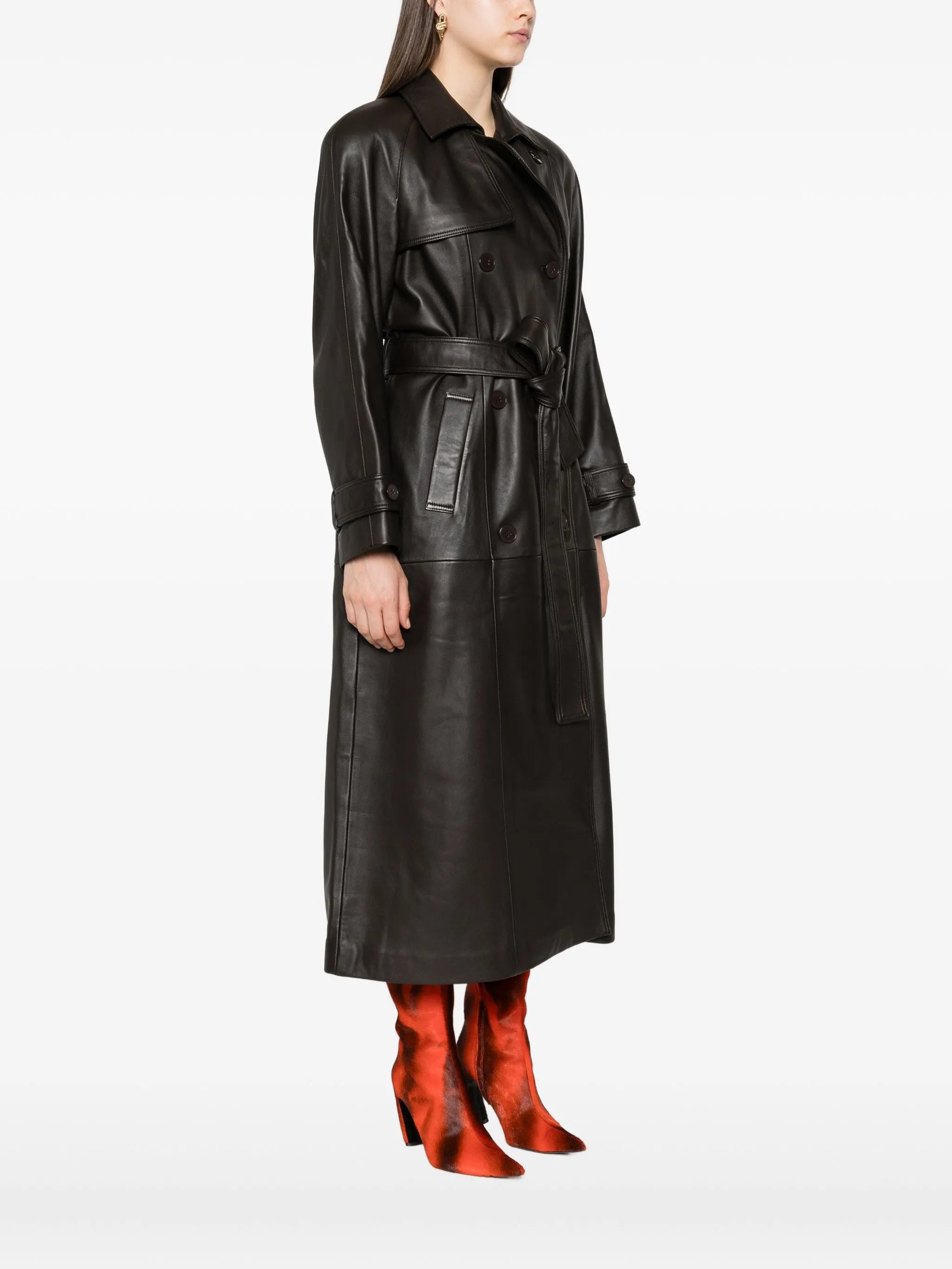 leather trench coat
