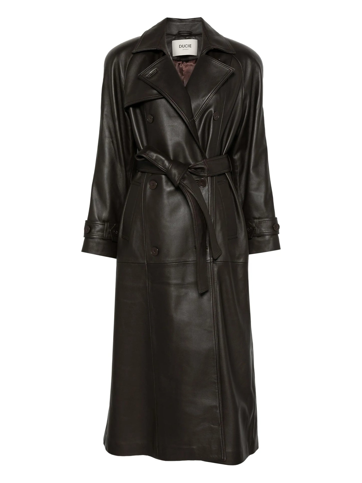 leather trench coat