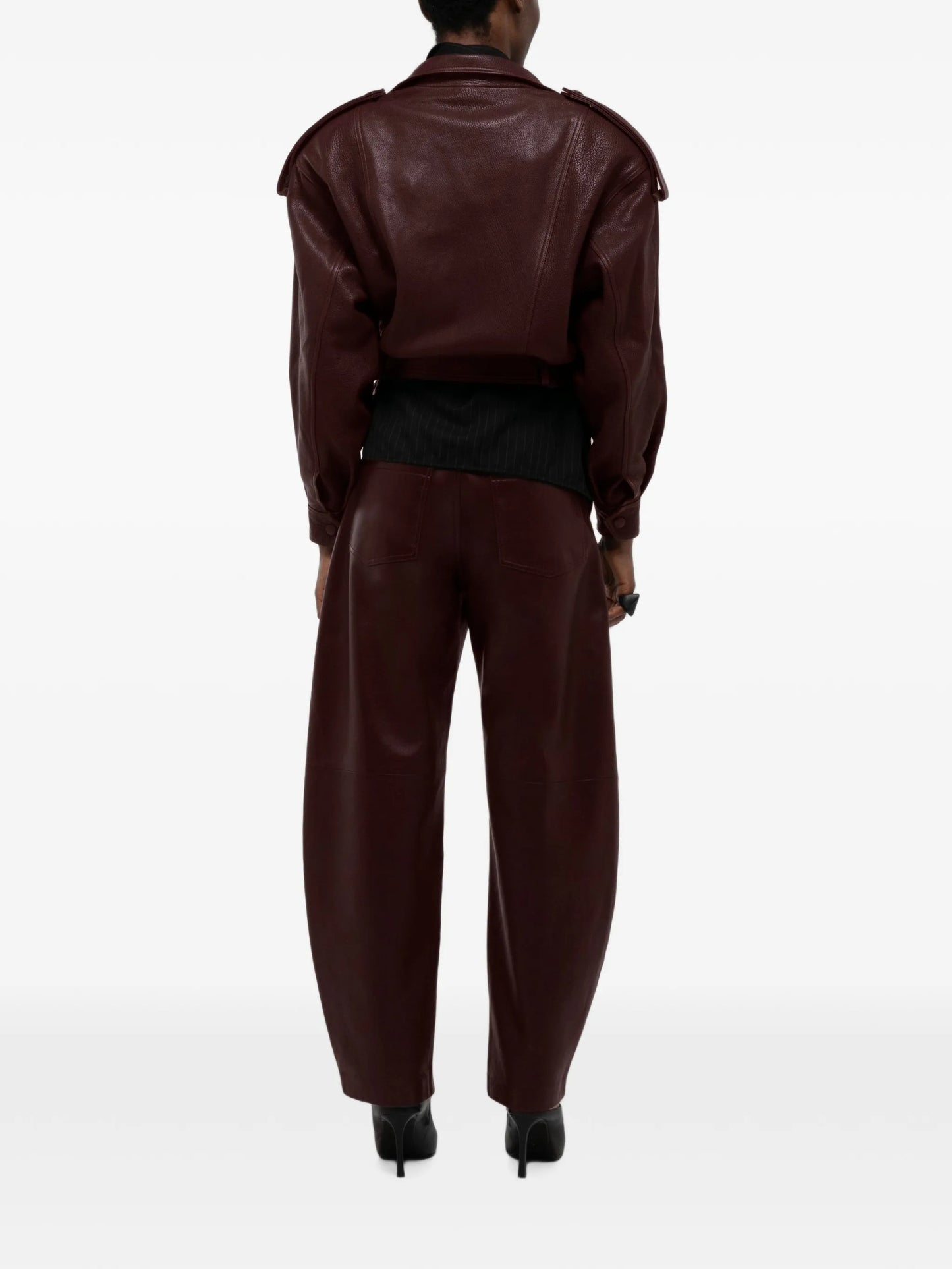 Serpa grained leather jacket