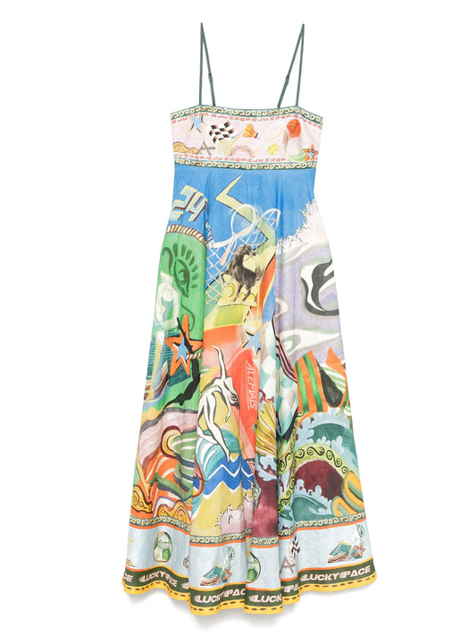 Lucky Pace midi dress
