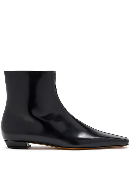 Trap ankle boots