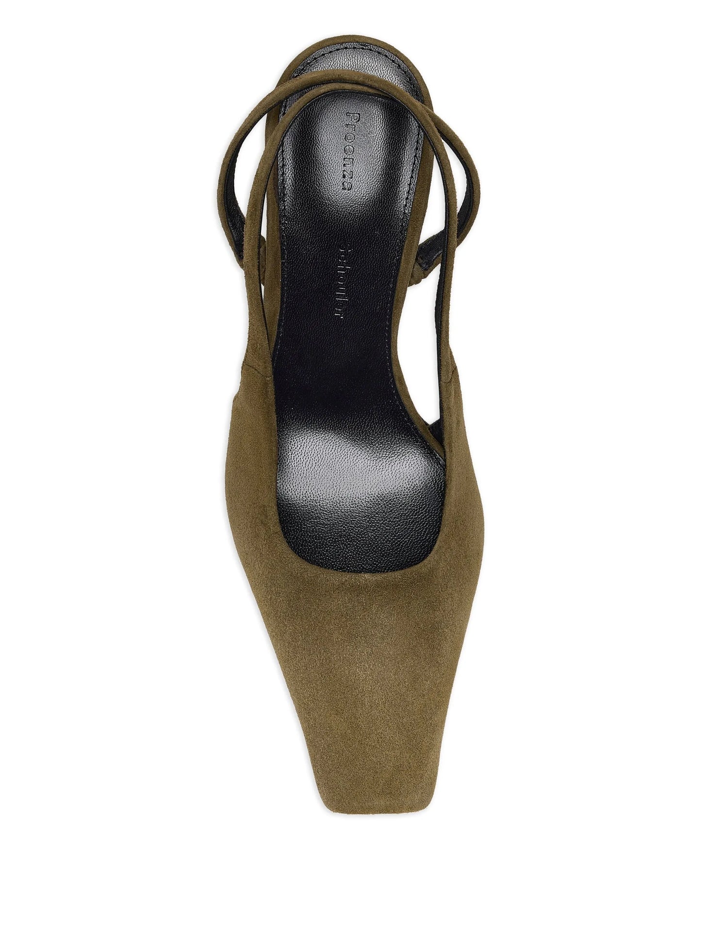 90mm Trap Cross heeled pumps