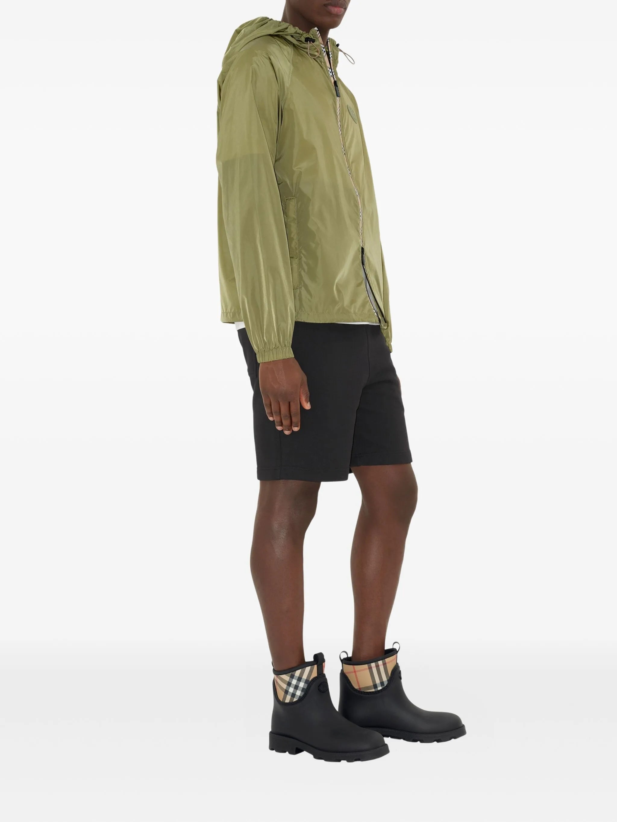 Vintage Check-detailed rain boots