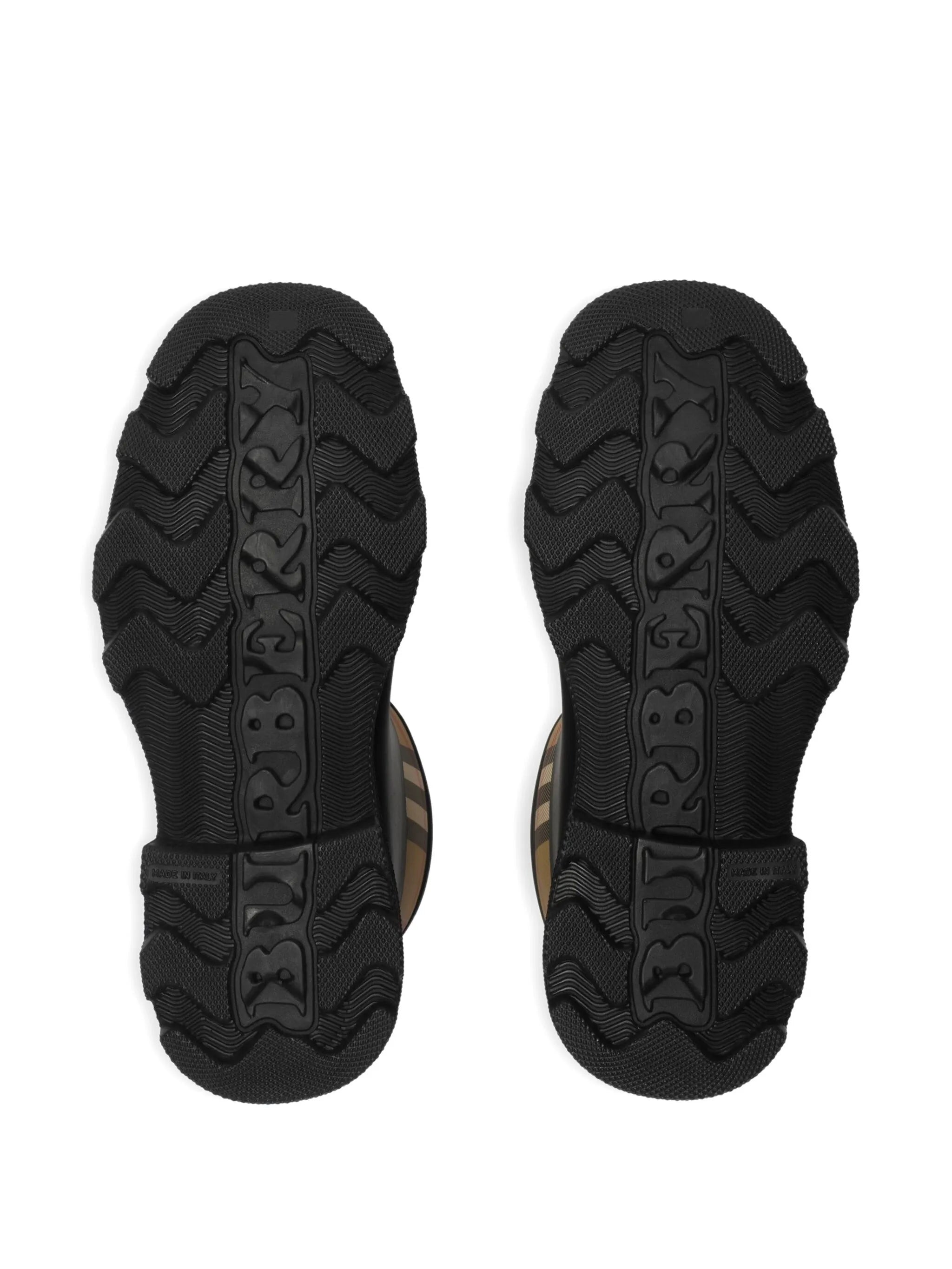 Vintage Check-detailed rain boots