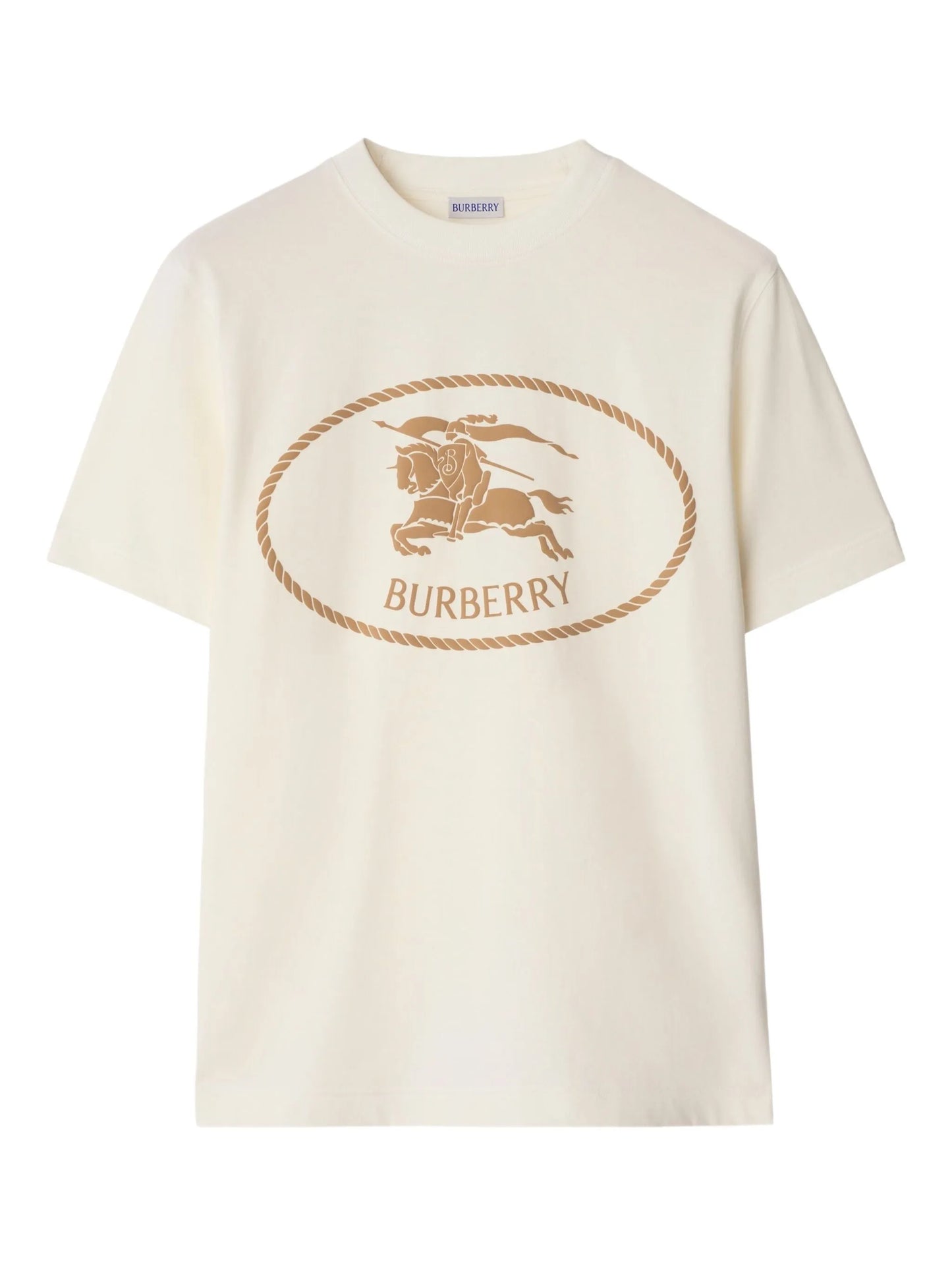 Knight-stamp cotton T-shirt