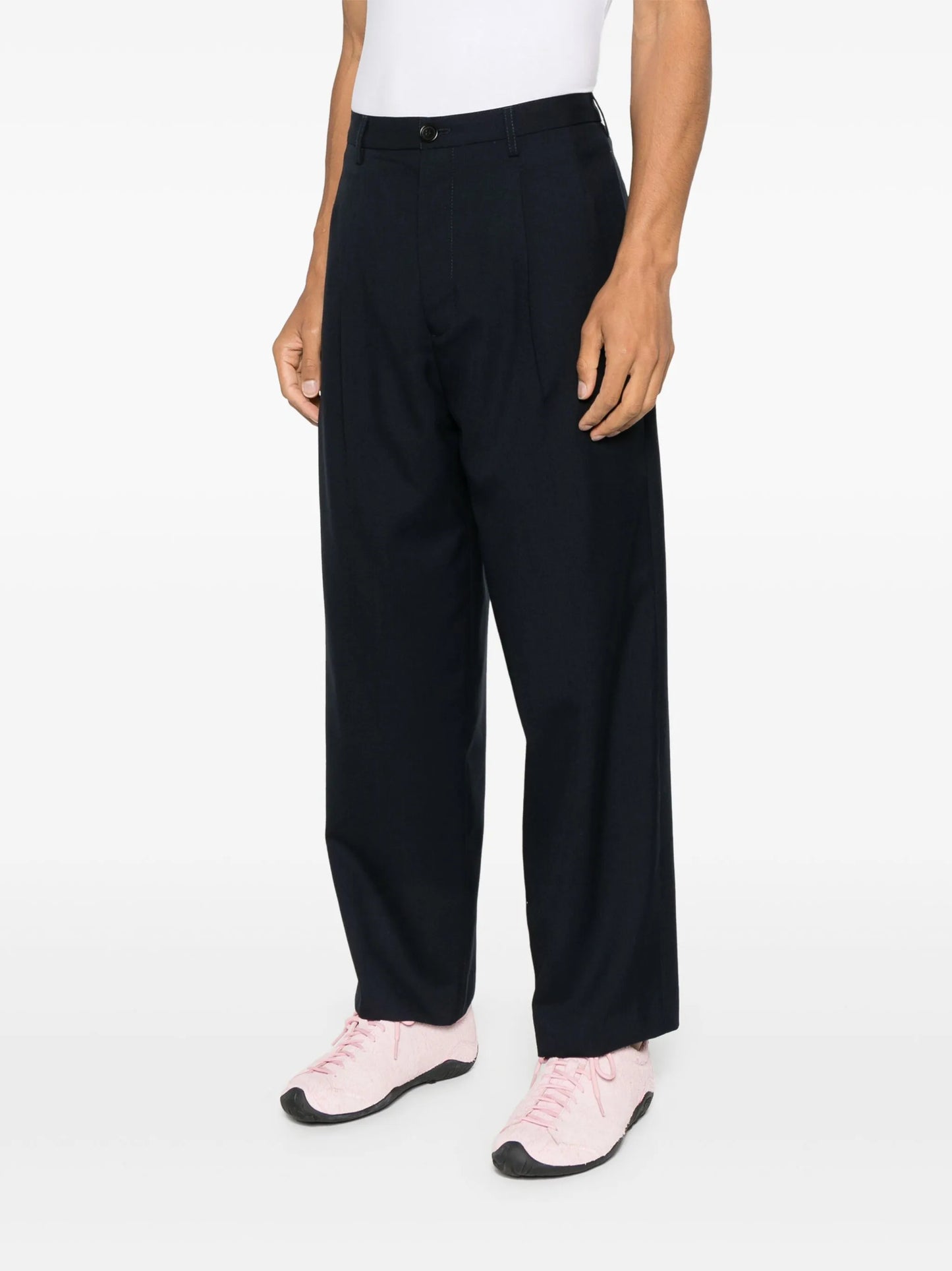 virgin-wool trousers