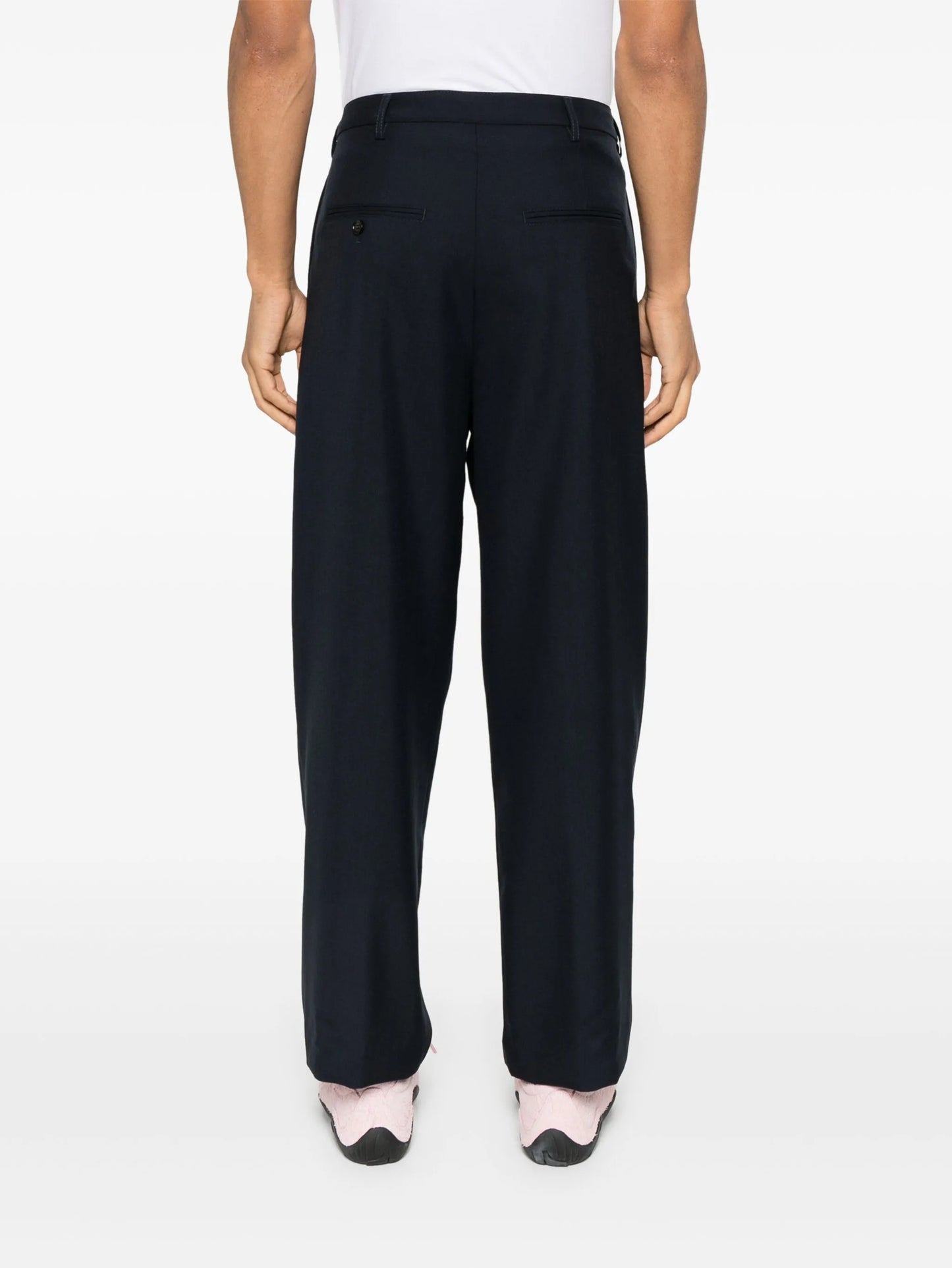 virgin-wool trousers