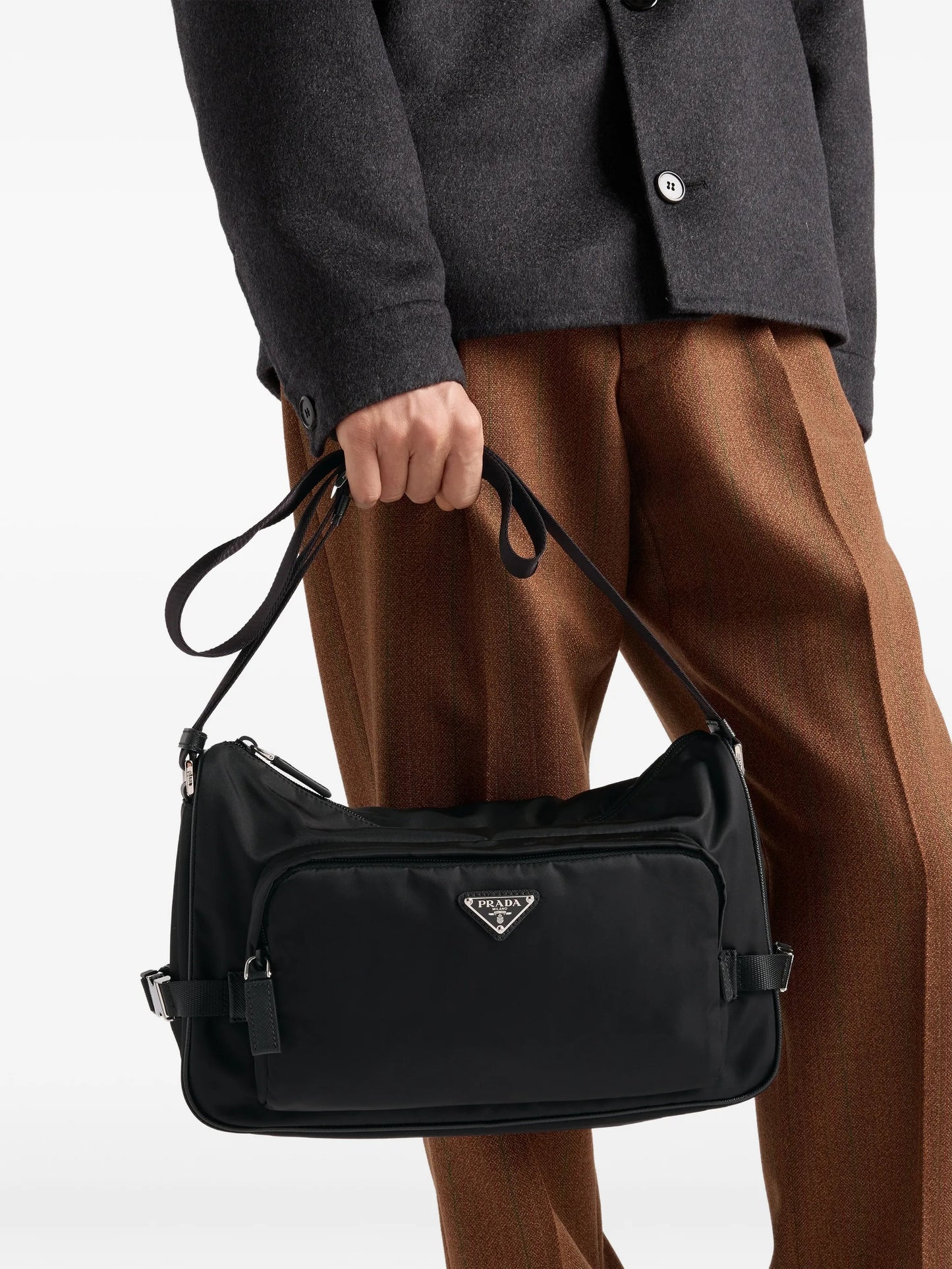 large Re-Nylon messenger bag