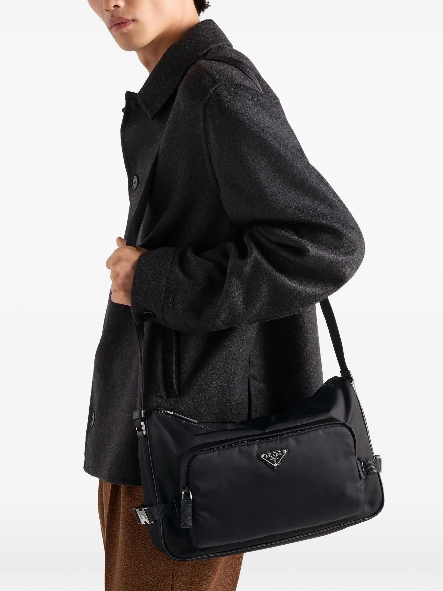 large Re-Nylon messenger bag
