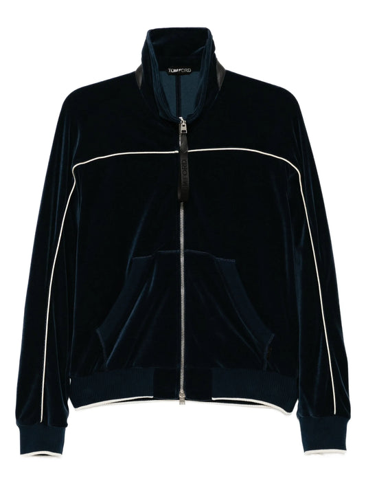 two-way zip up jacket