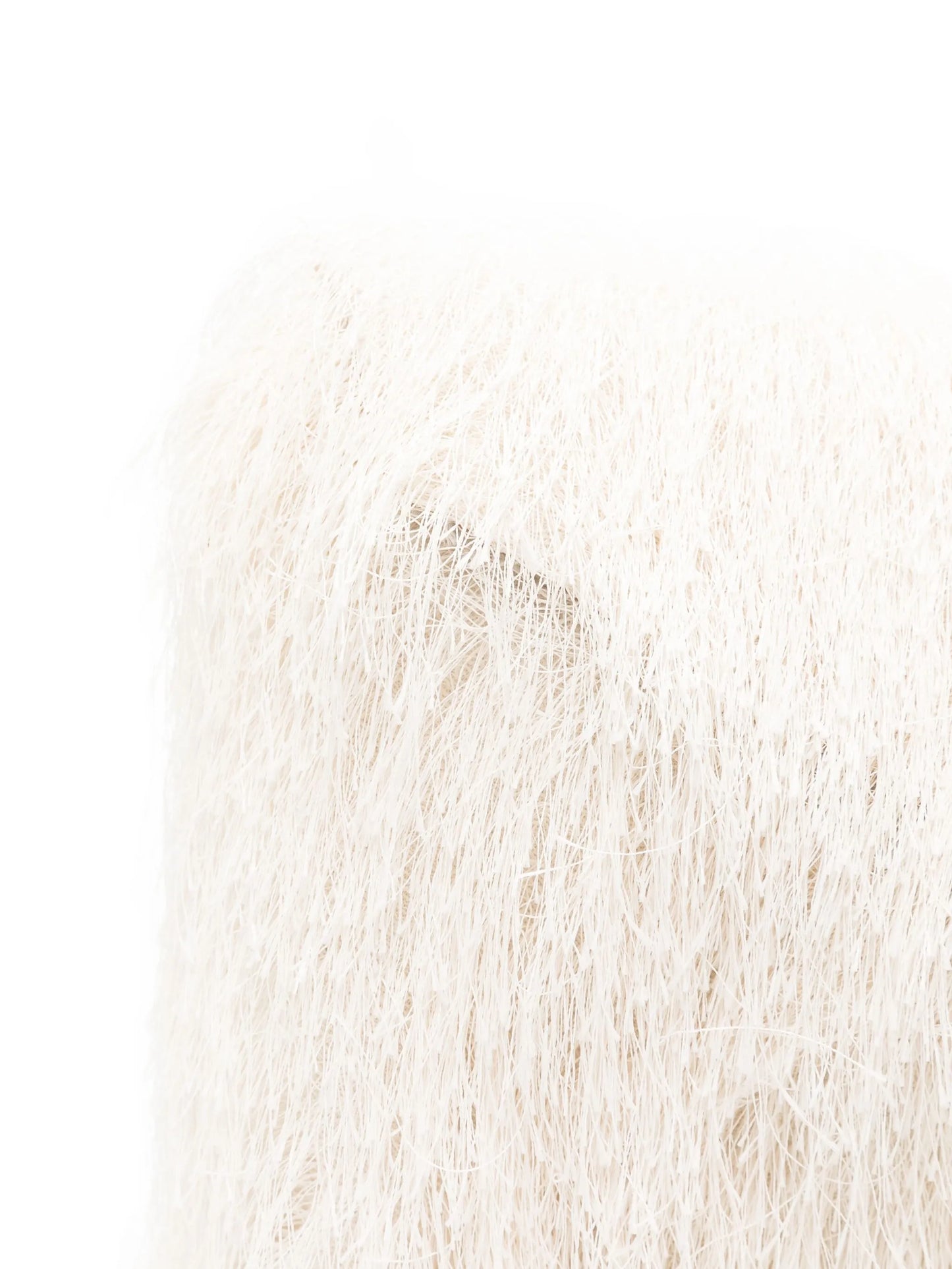 fringed envelope-style clutch bag