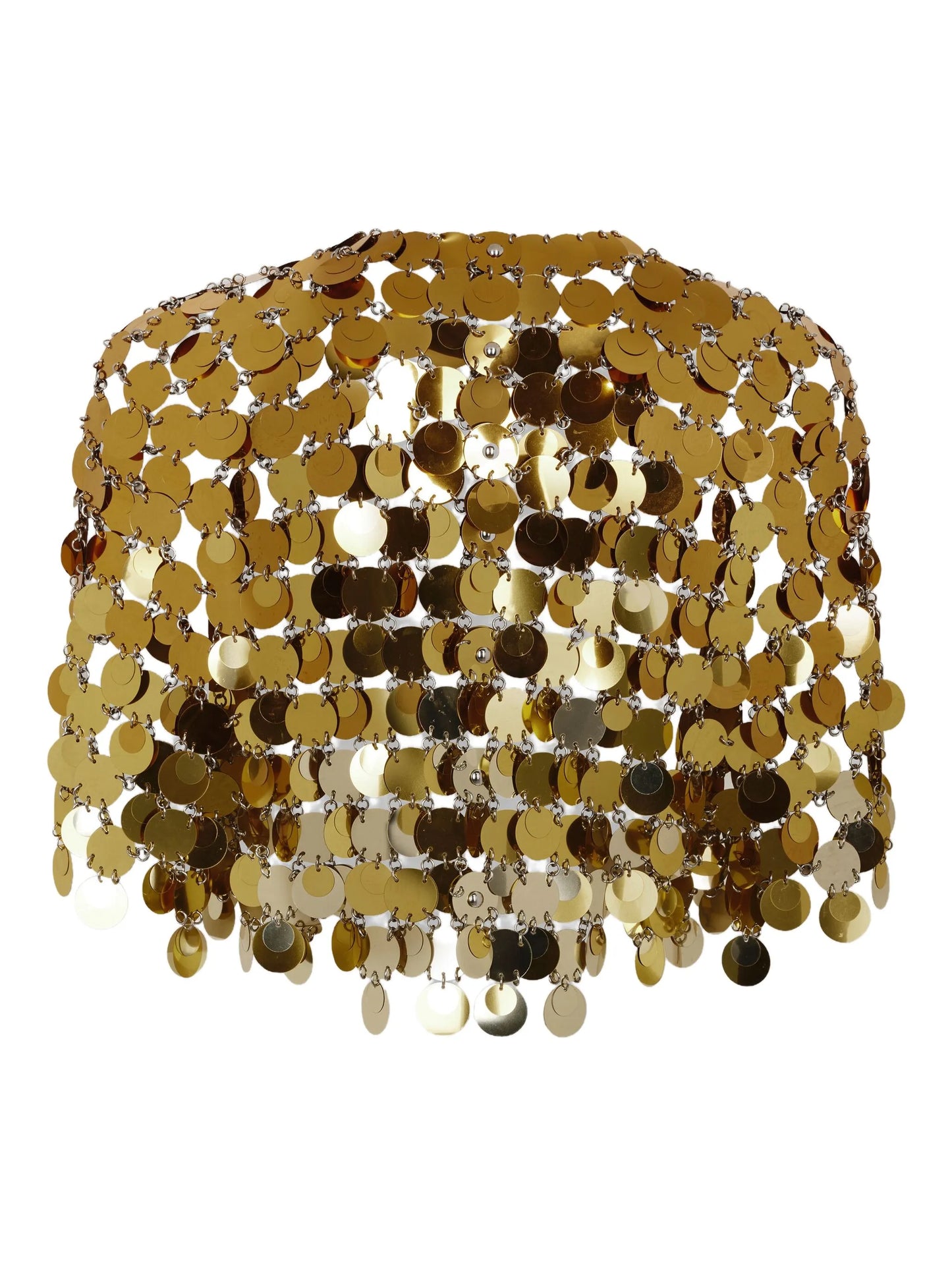 chainmail-embellished cropped top