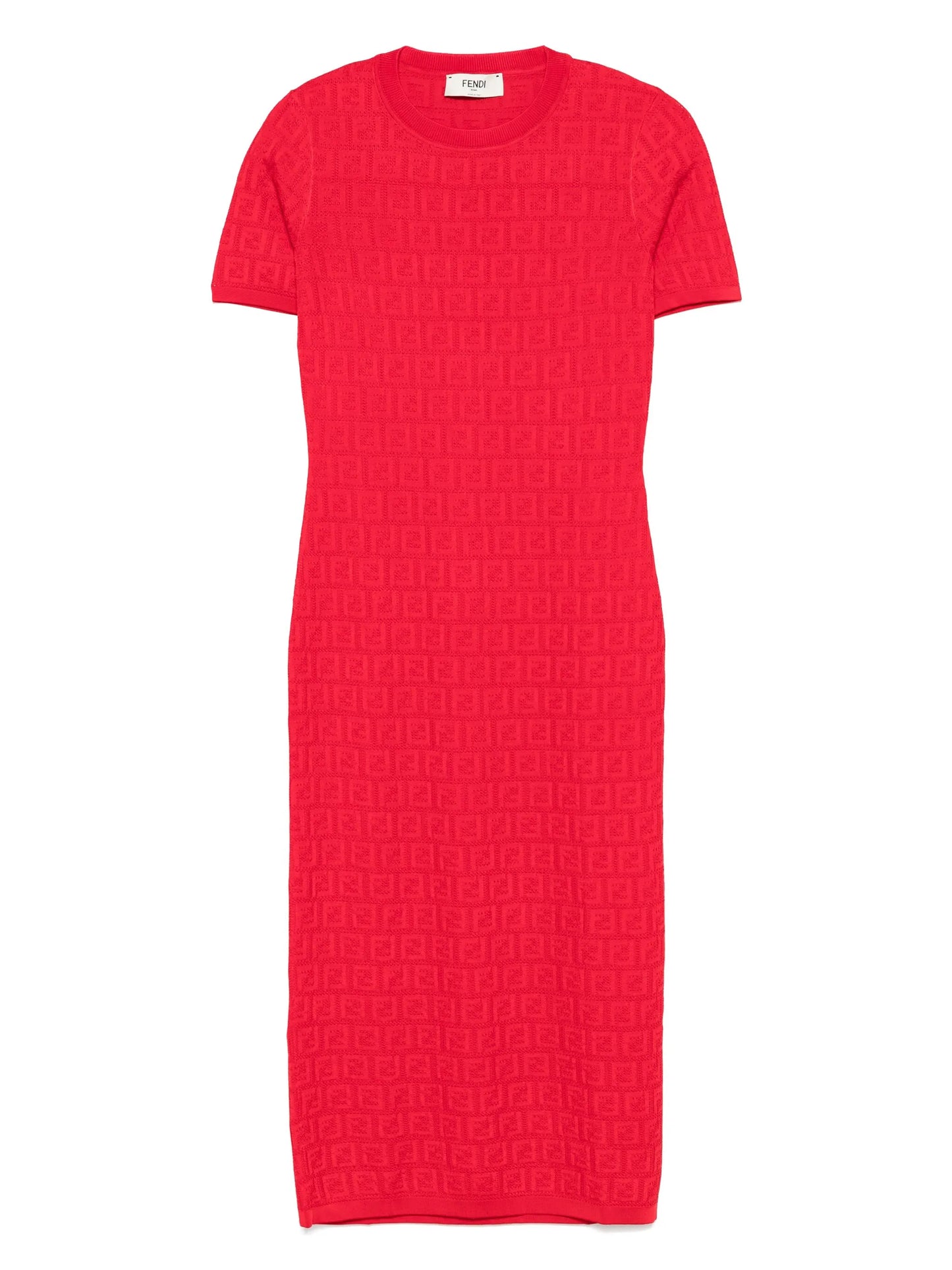 FF-jacquard dress
