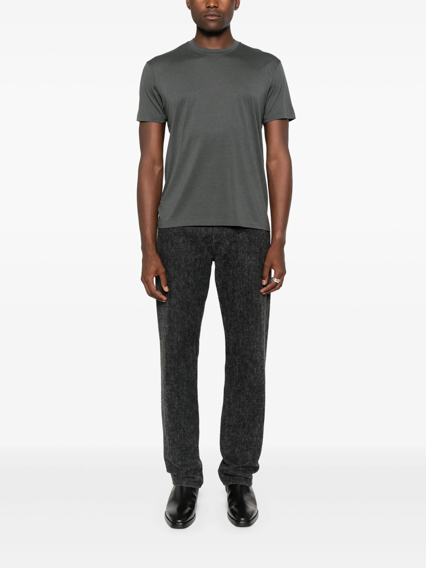 mélange-effect t-shirt