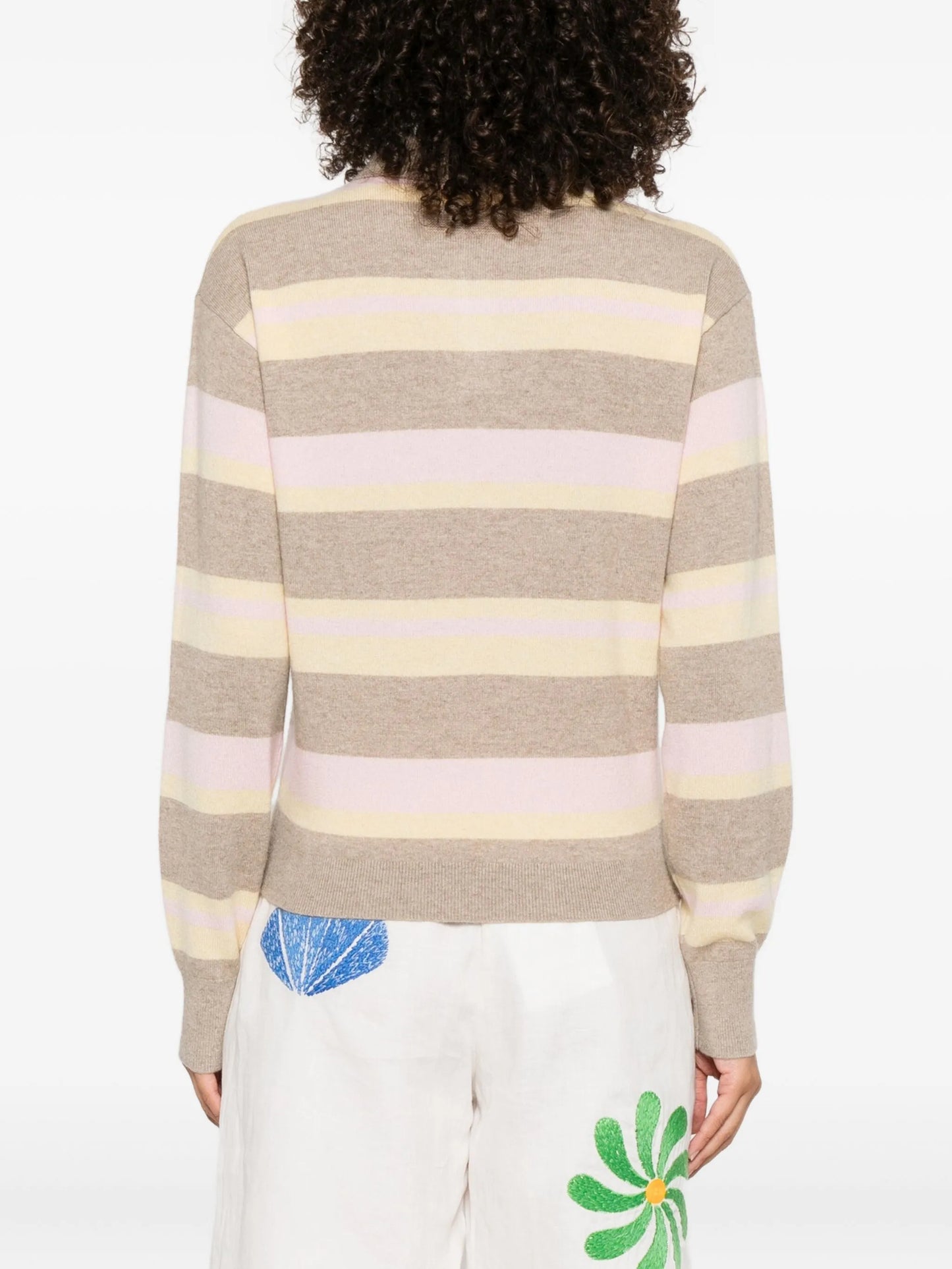 striped polo shirt