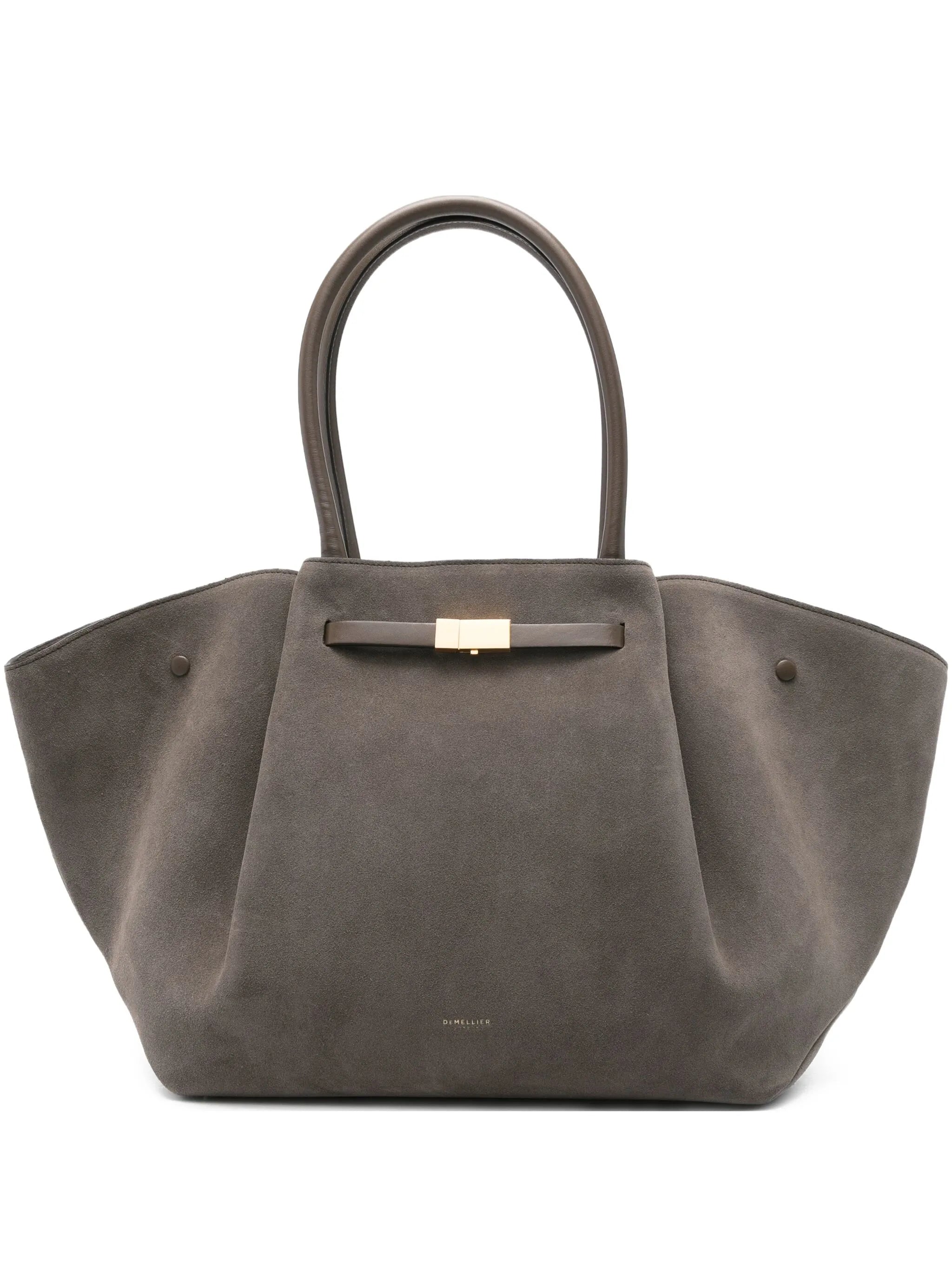 New York suede tote bag