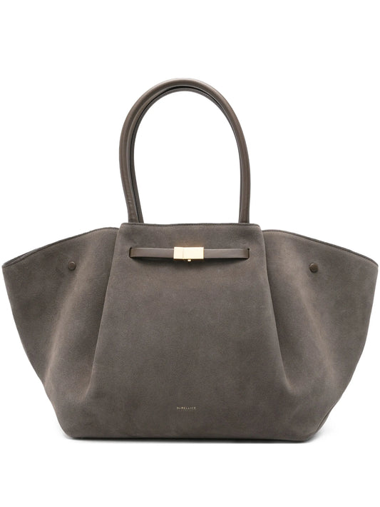 New York suede tote bag