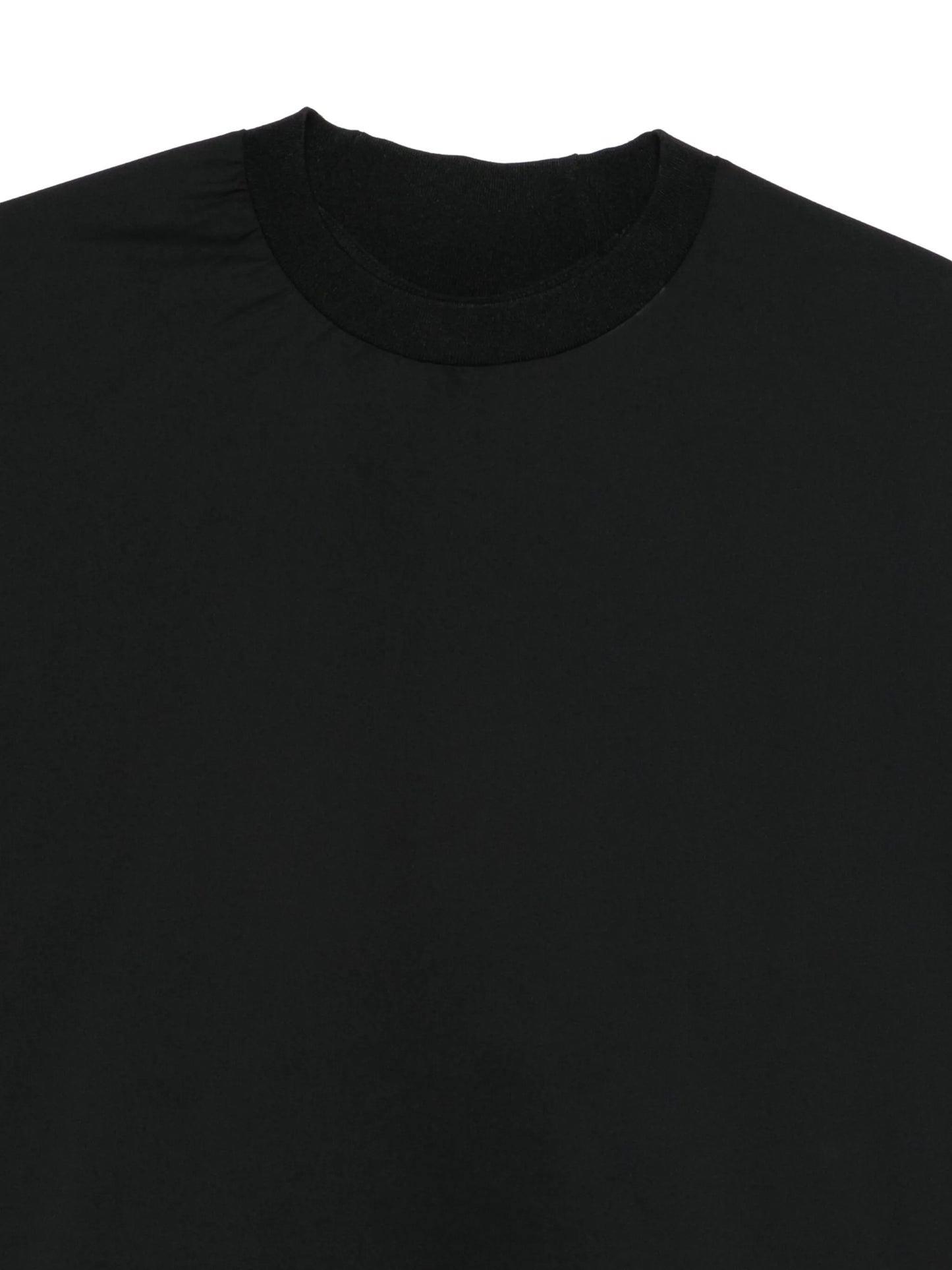 shirred-effect performance T-shirt