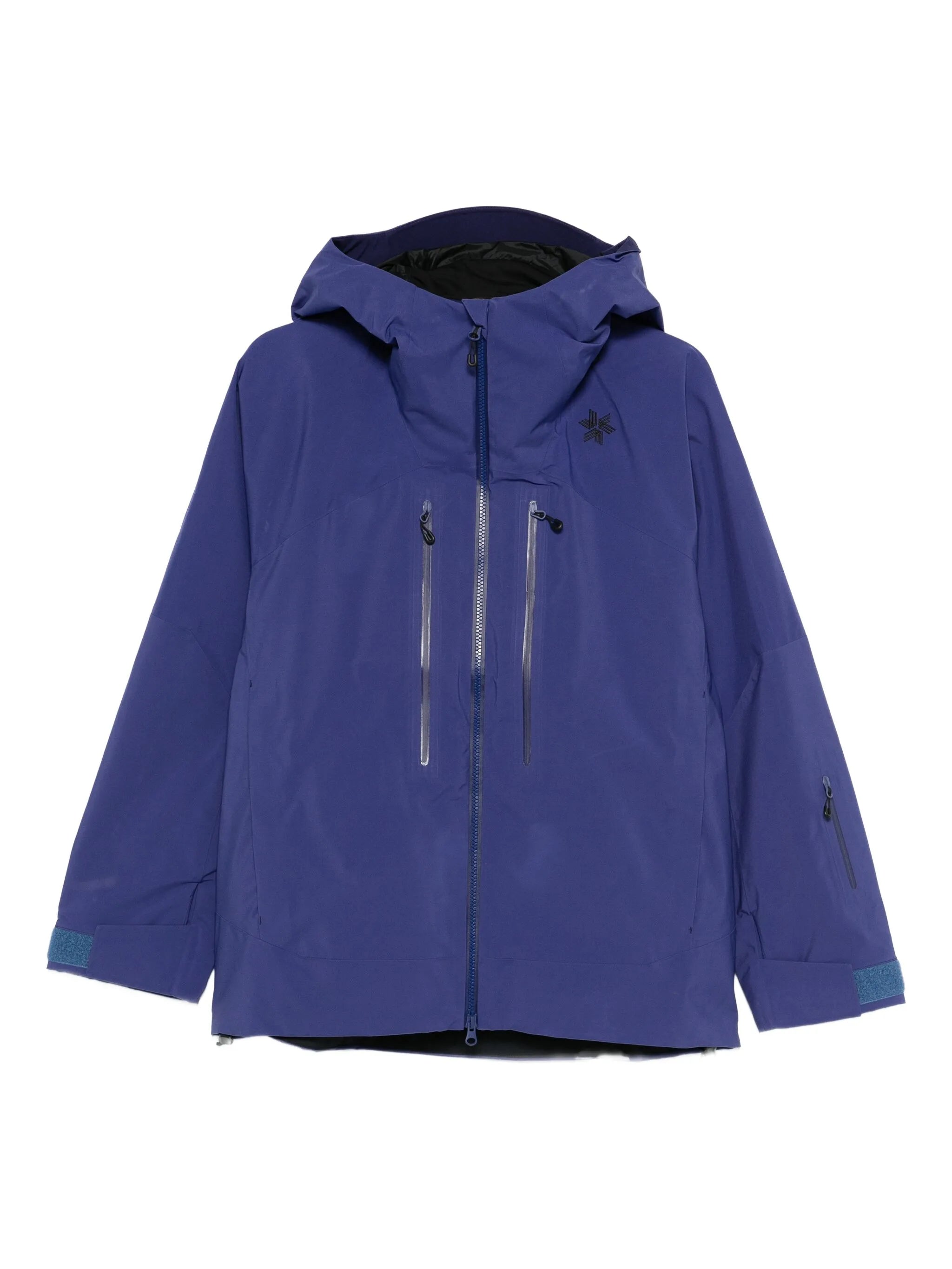 zip-up waterproof ski jacket