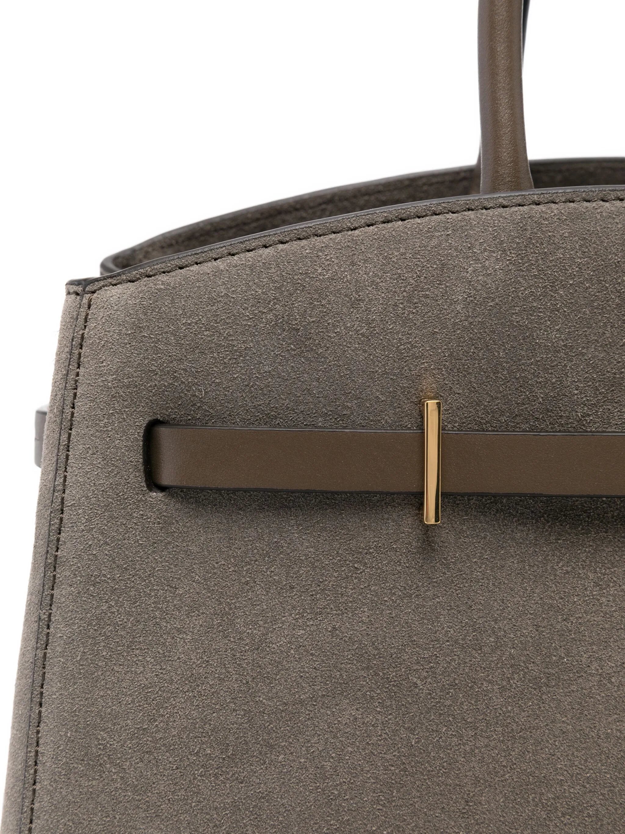 Midi Hudson suede bag