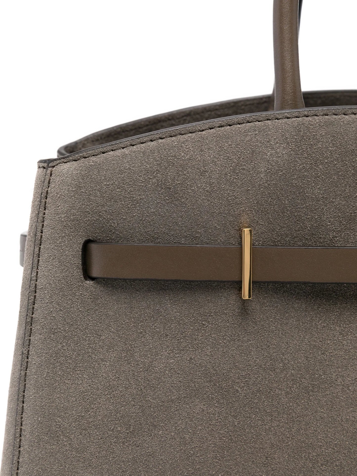 Midi Hudson suede bag