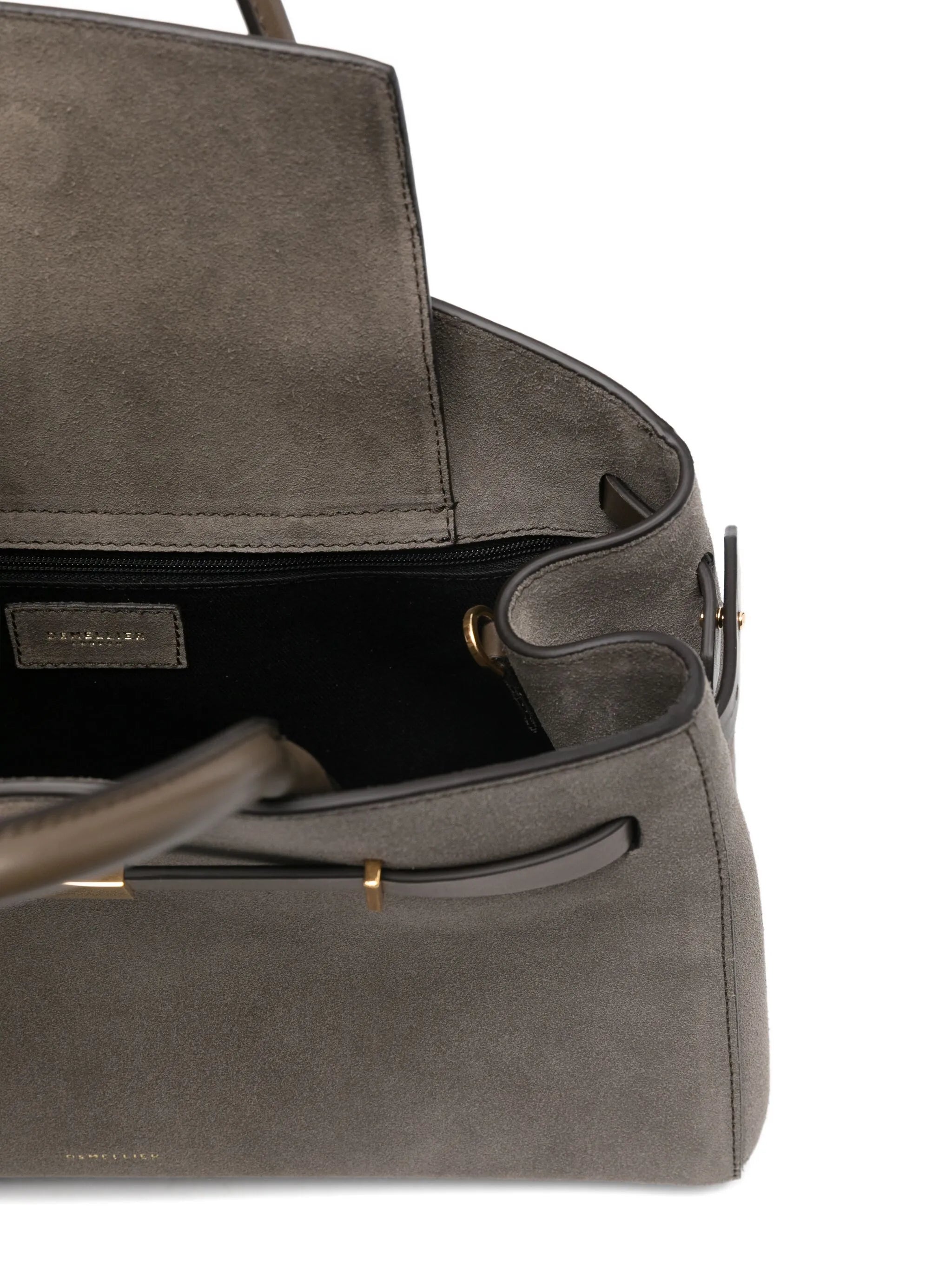 Midi Hudson suede bag