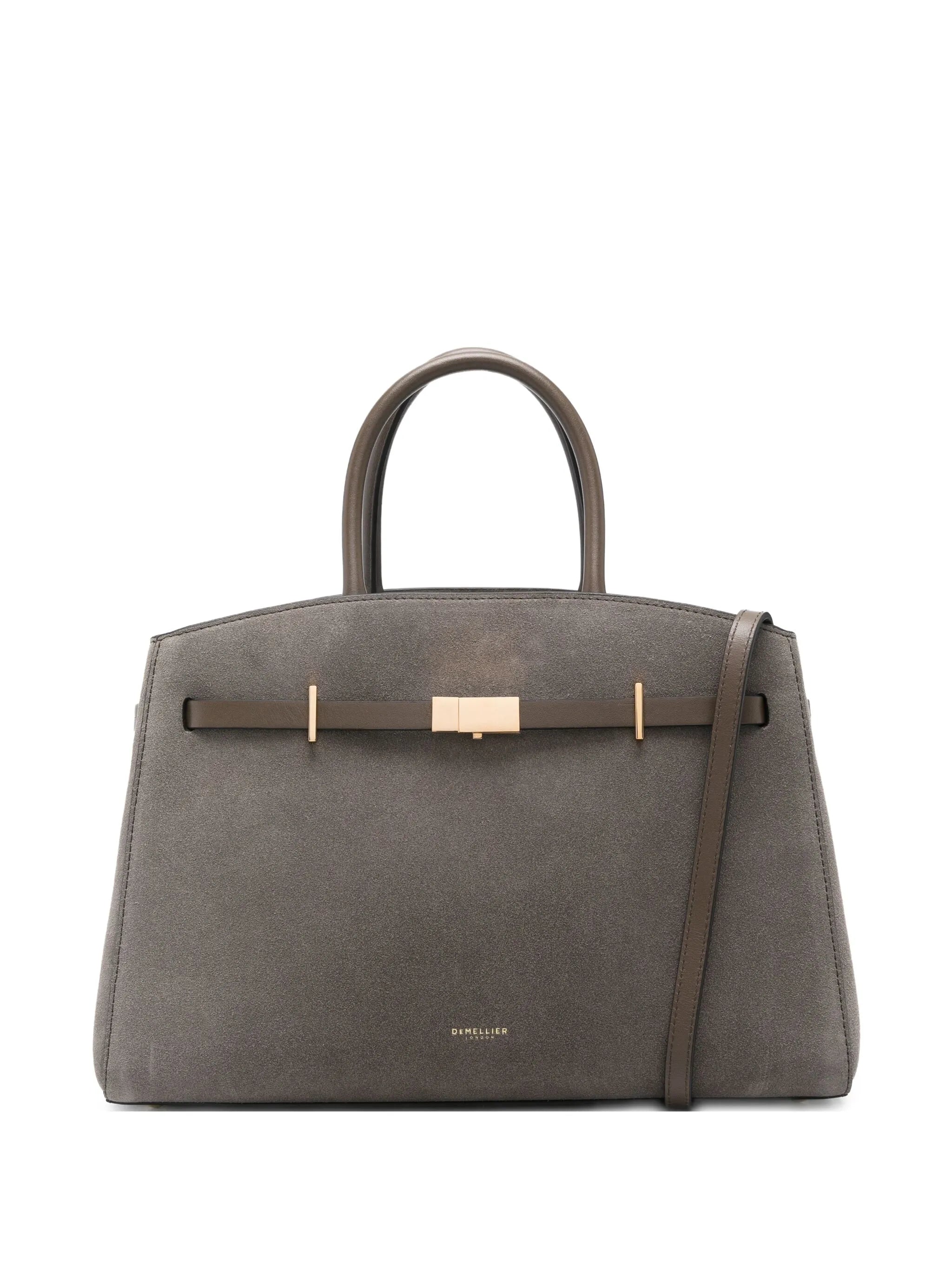 Midi Hudson suede bag