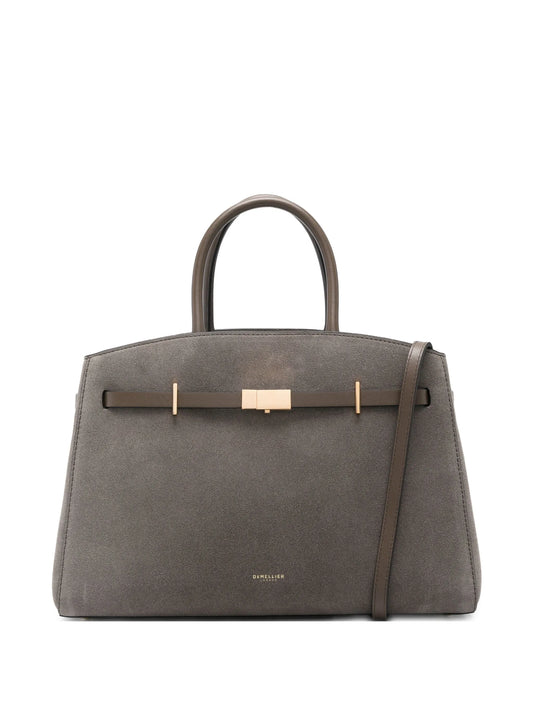Midi Hudson suede bag