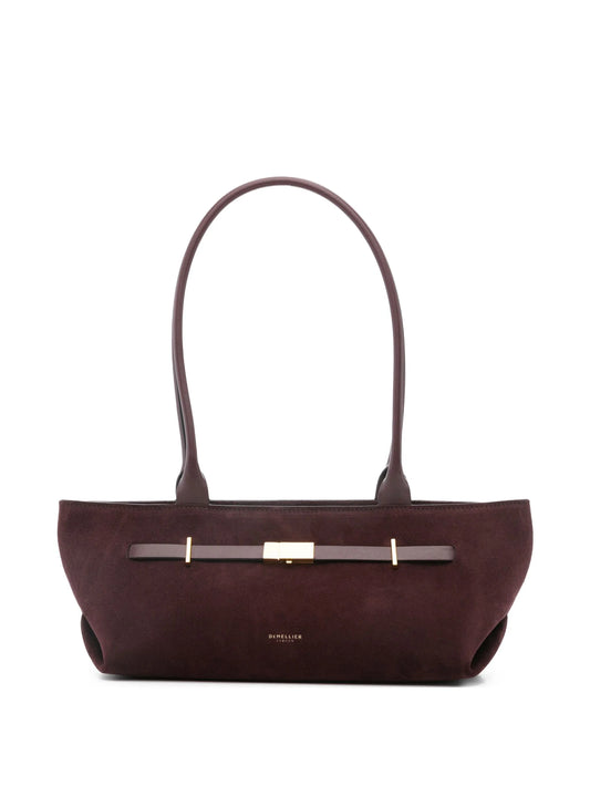 New York suede shoulder bag
