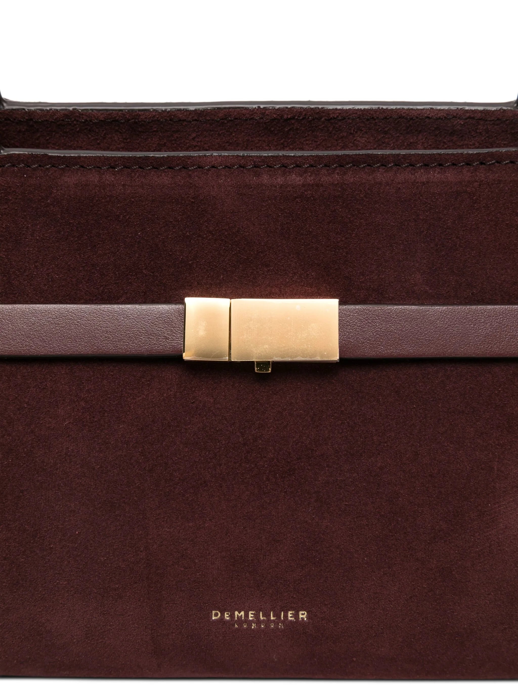 New York suede shoulder bag