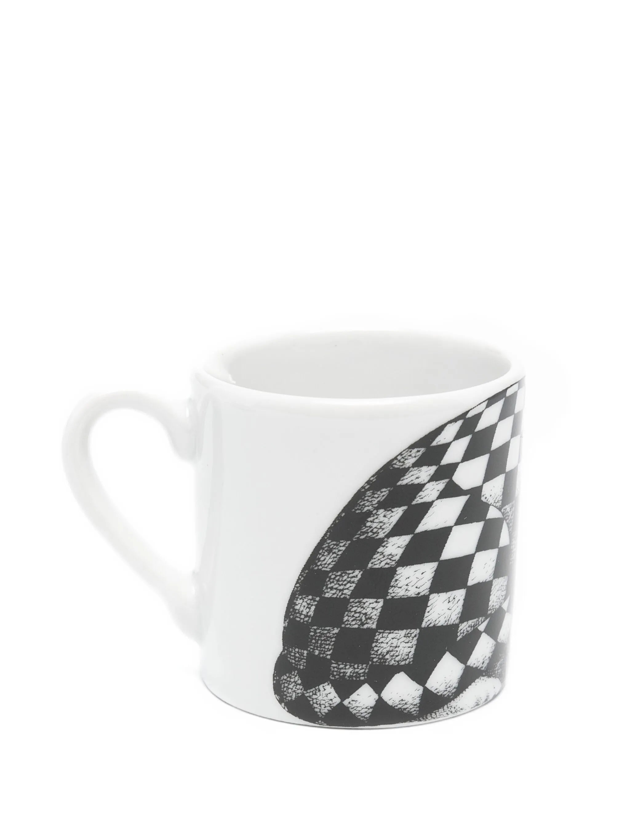 set 2 coffee cups high fidelity black/white