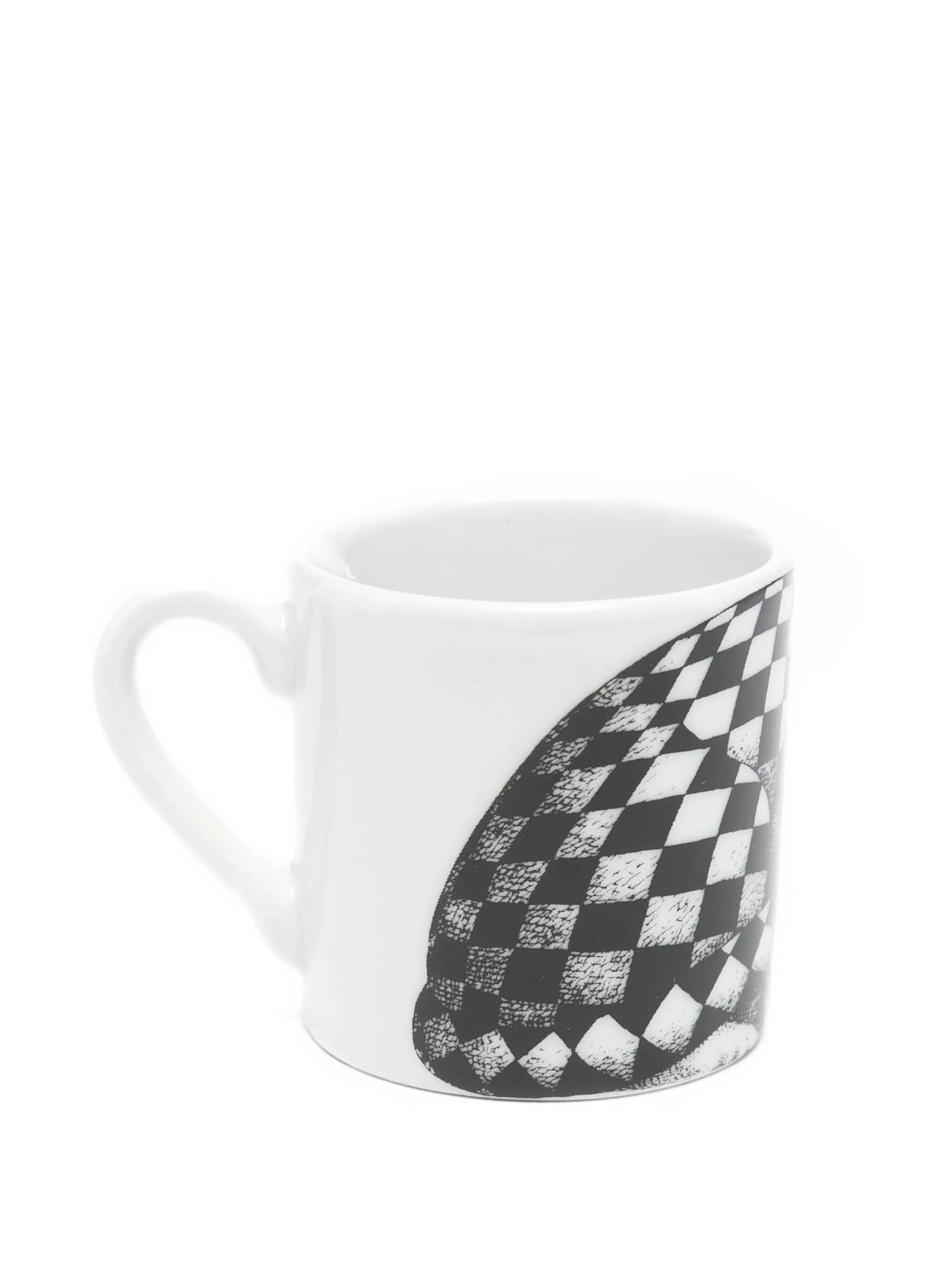 set 2 coffee cups high fidelity black/white
