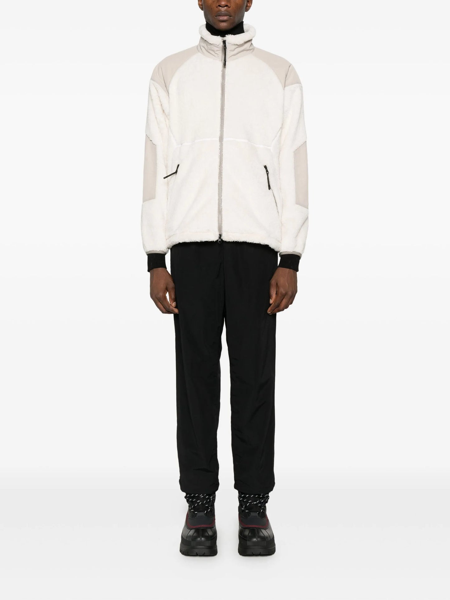 belted straight-leg trousers