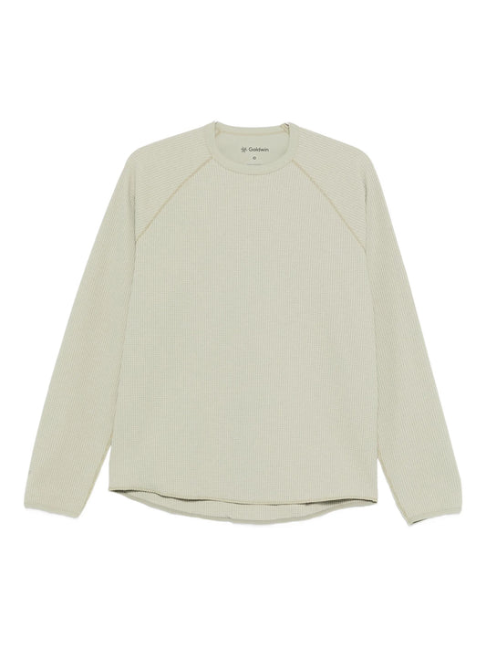 waffle-knit performance T-shirt