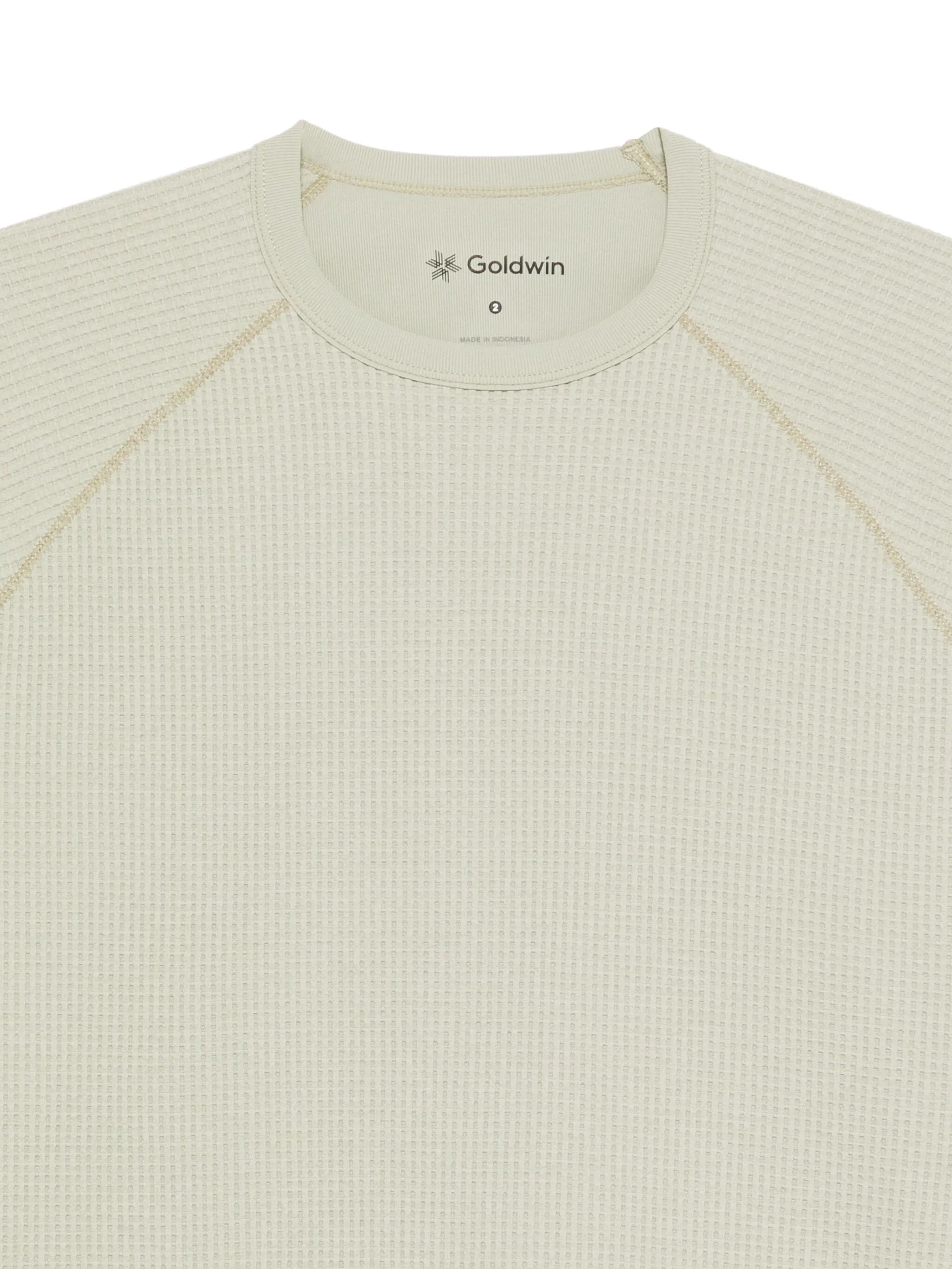 waffle-knit performance T-shirt