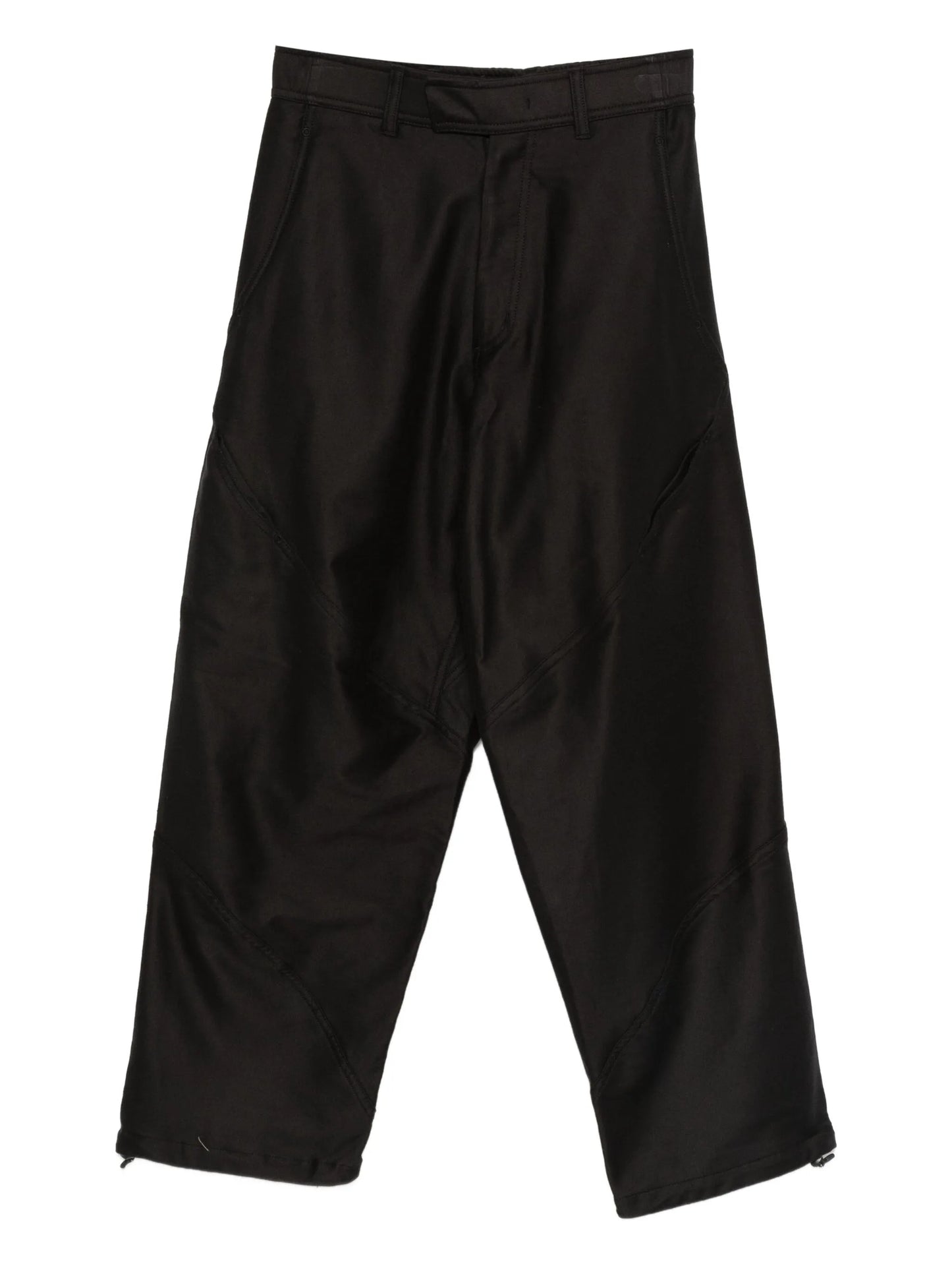 Helicoid cotton trousers