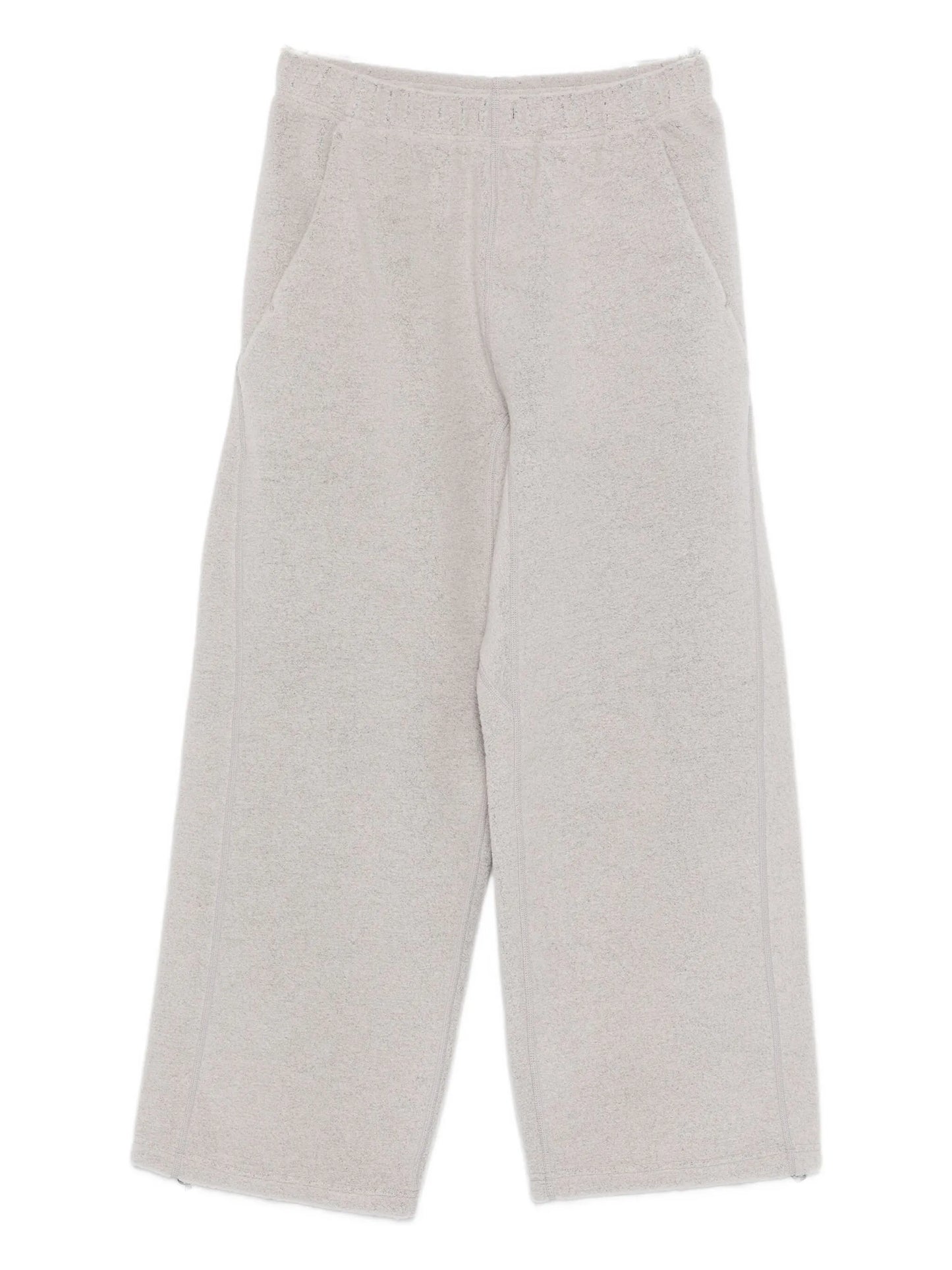 fleece-texture track pants