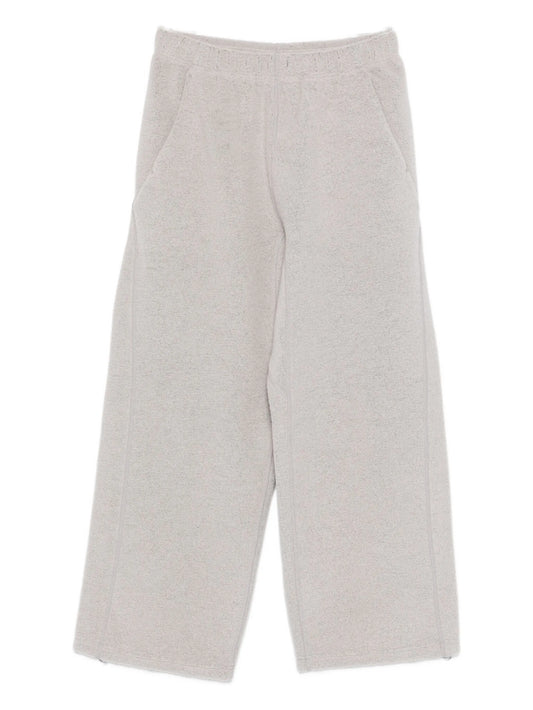 fleece-texture track pants