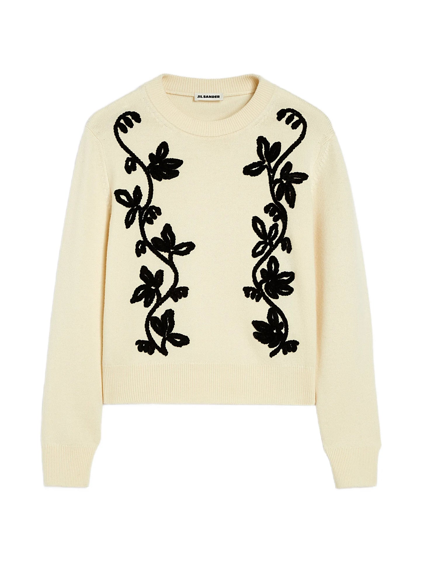 embroidered wool sweater