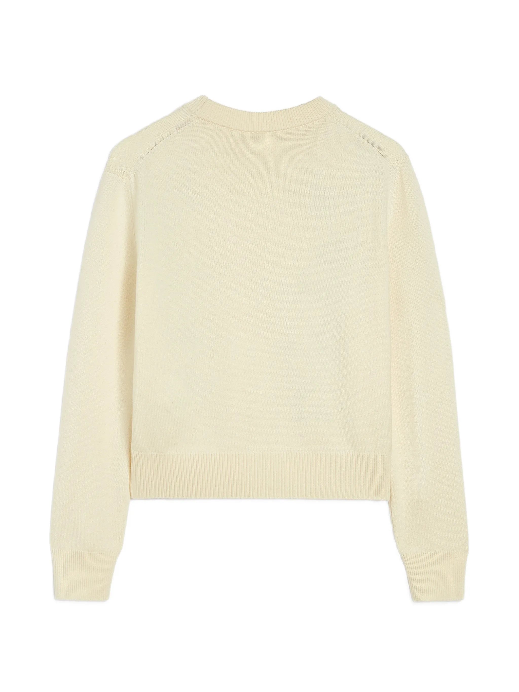 embroidered wool sweater