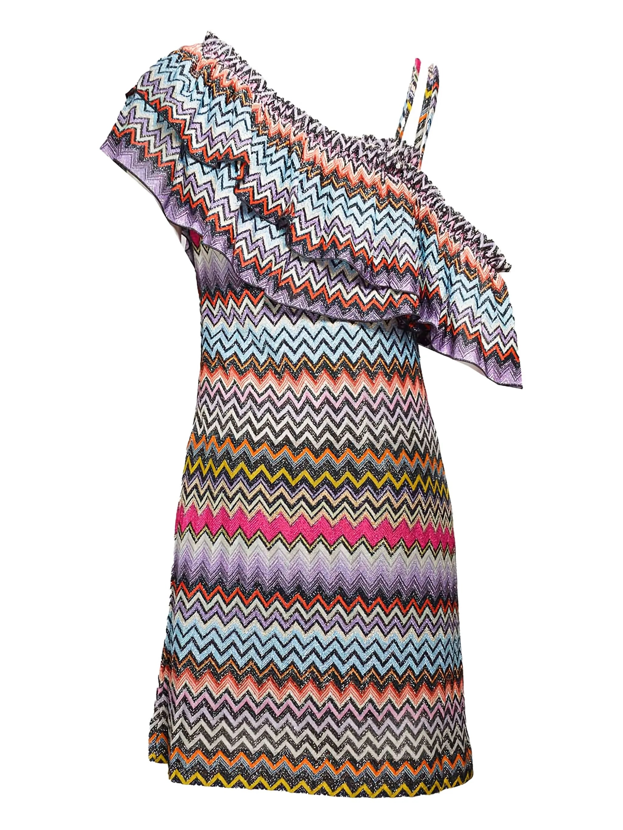 Zigzag mini dress