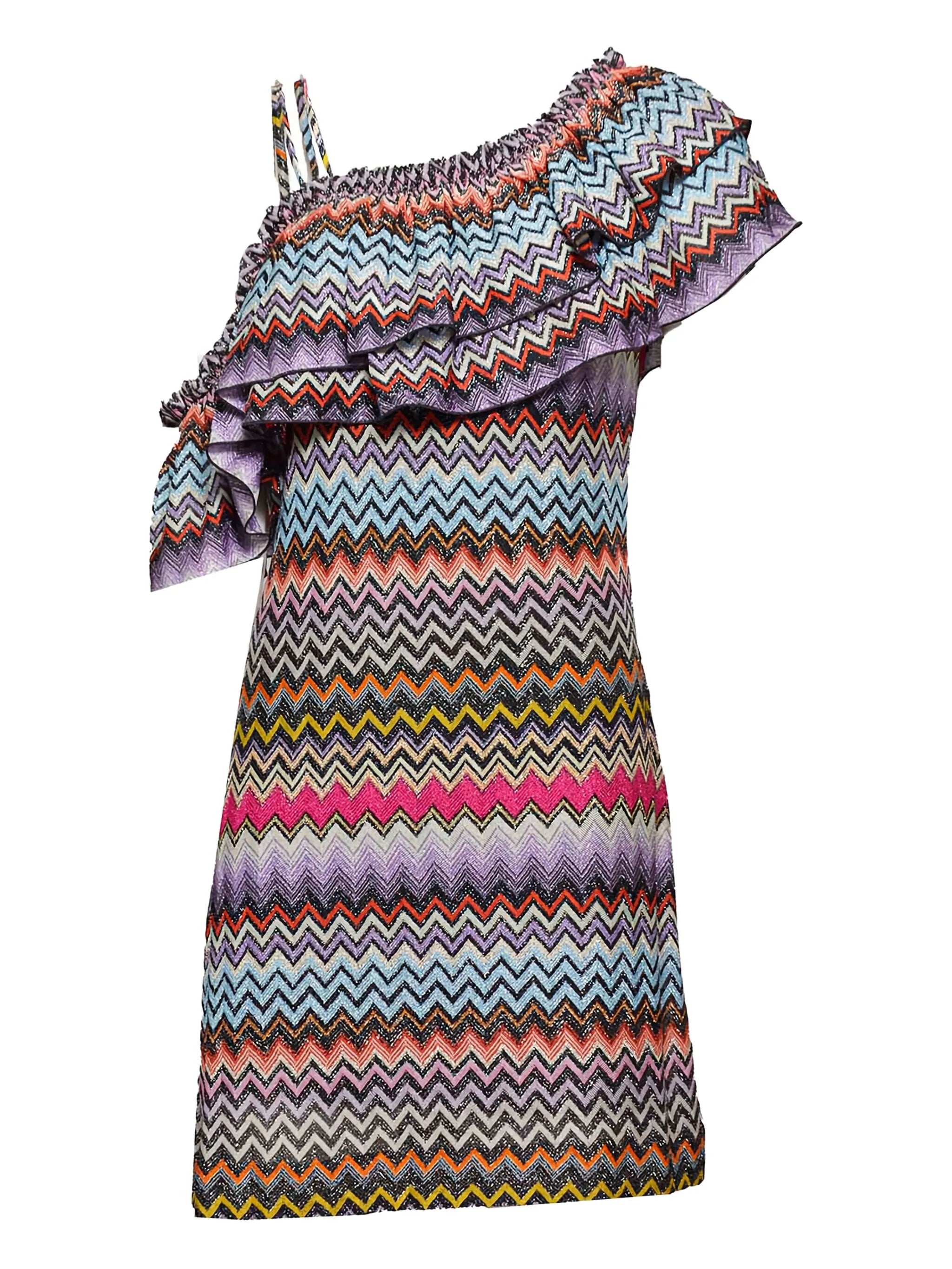 Zigzag mini dress