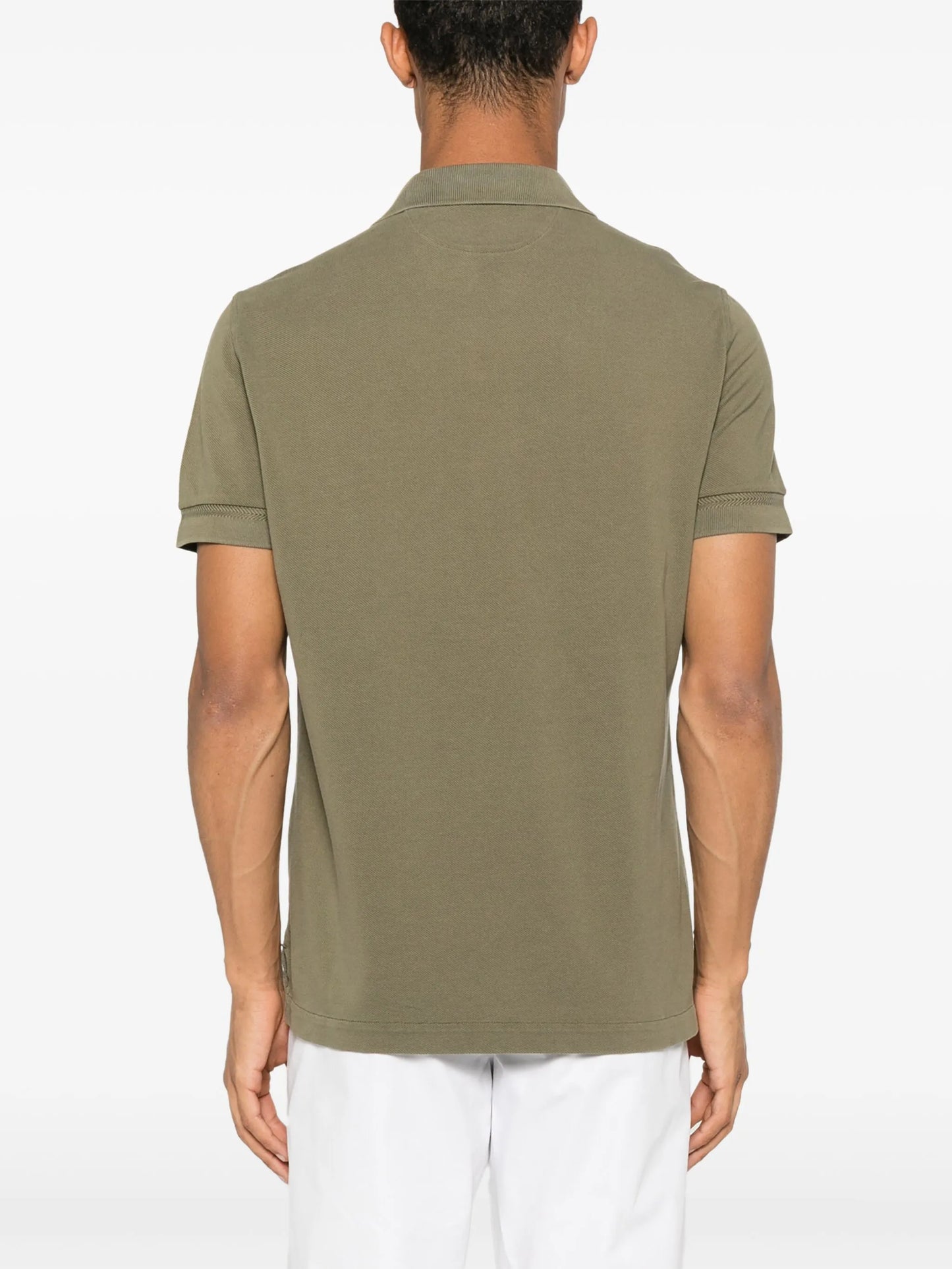 short-sleeved polo shirt