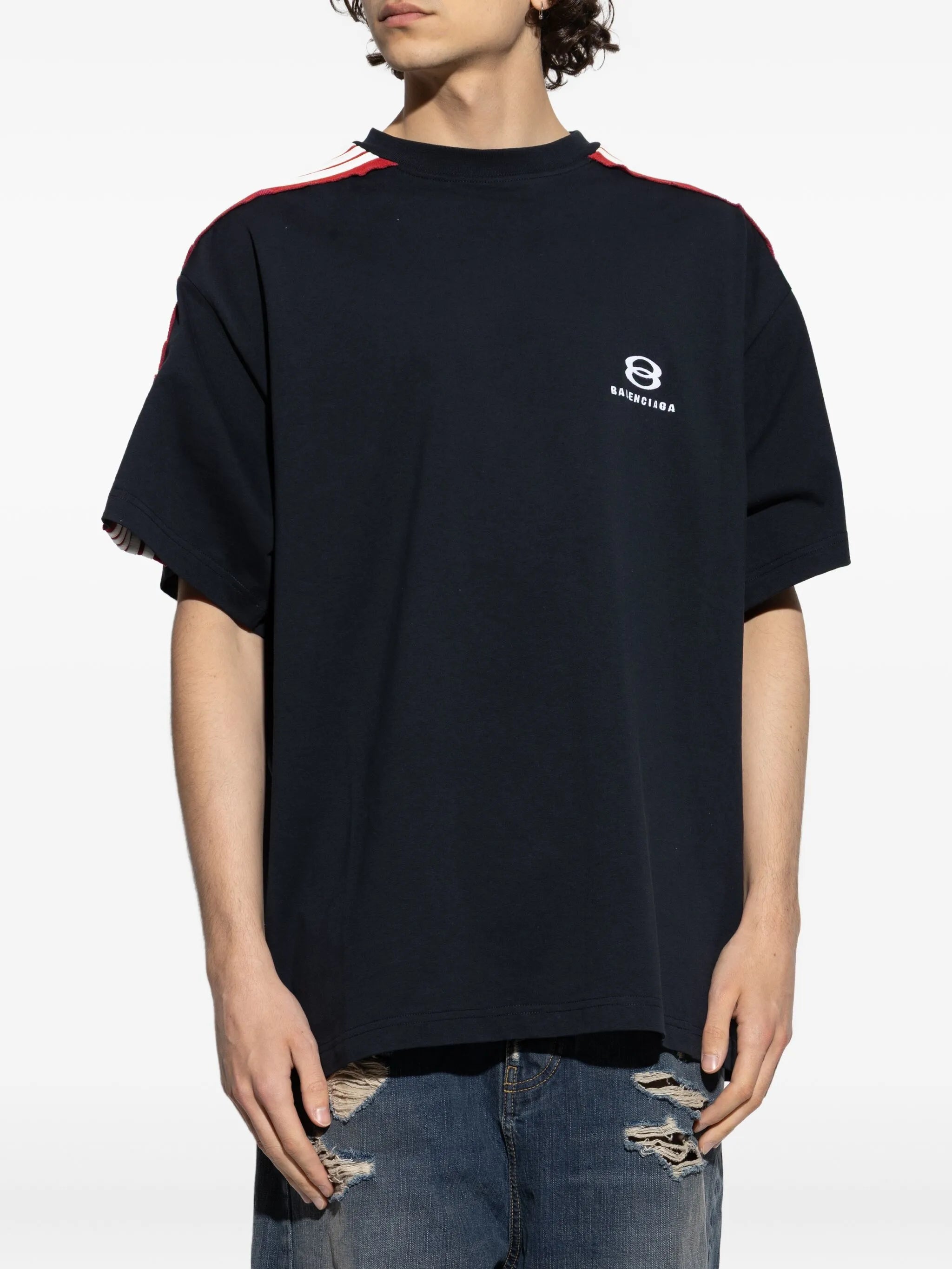 logo-print T-shirt