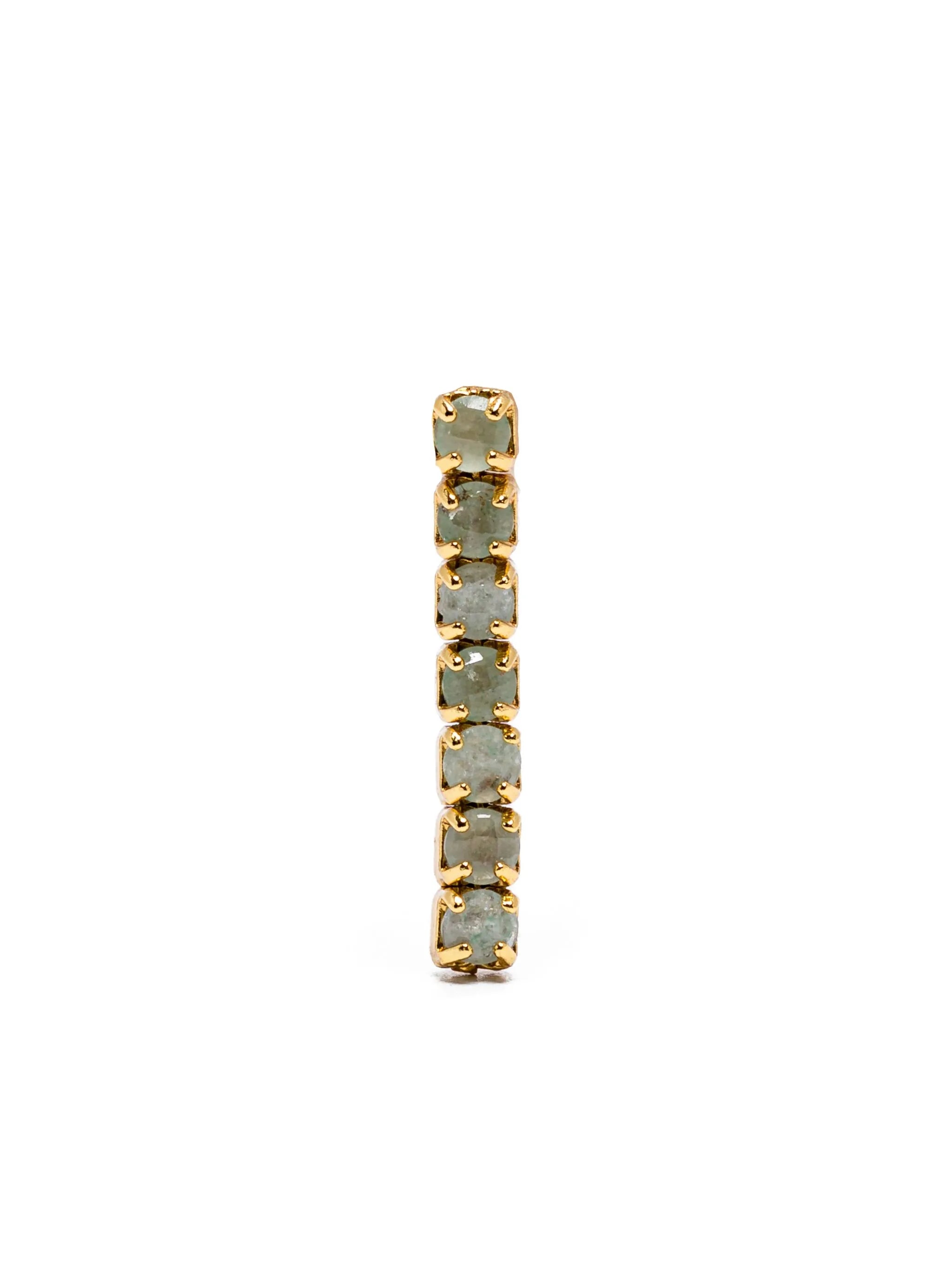aventurine post-back earrings